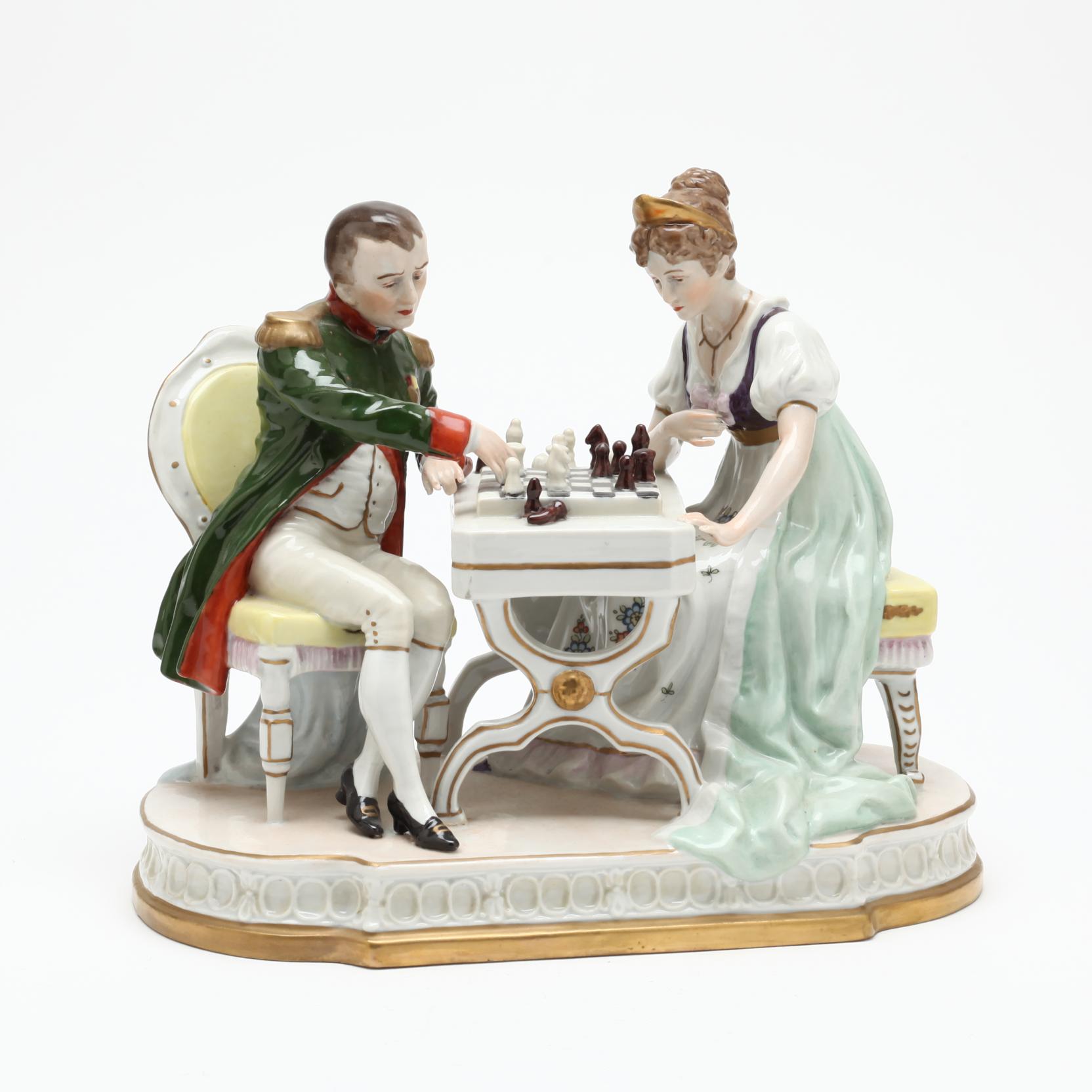 Scheibe Alsbach for Kister Porcelain Figural Group (Lot 66 - Collection  from Dr. & Mrs. Richard Epes AuctionDec 16, 2016, 1:00pm)