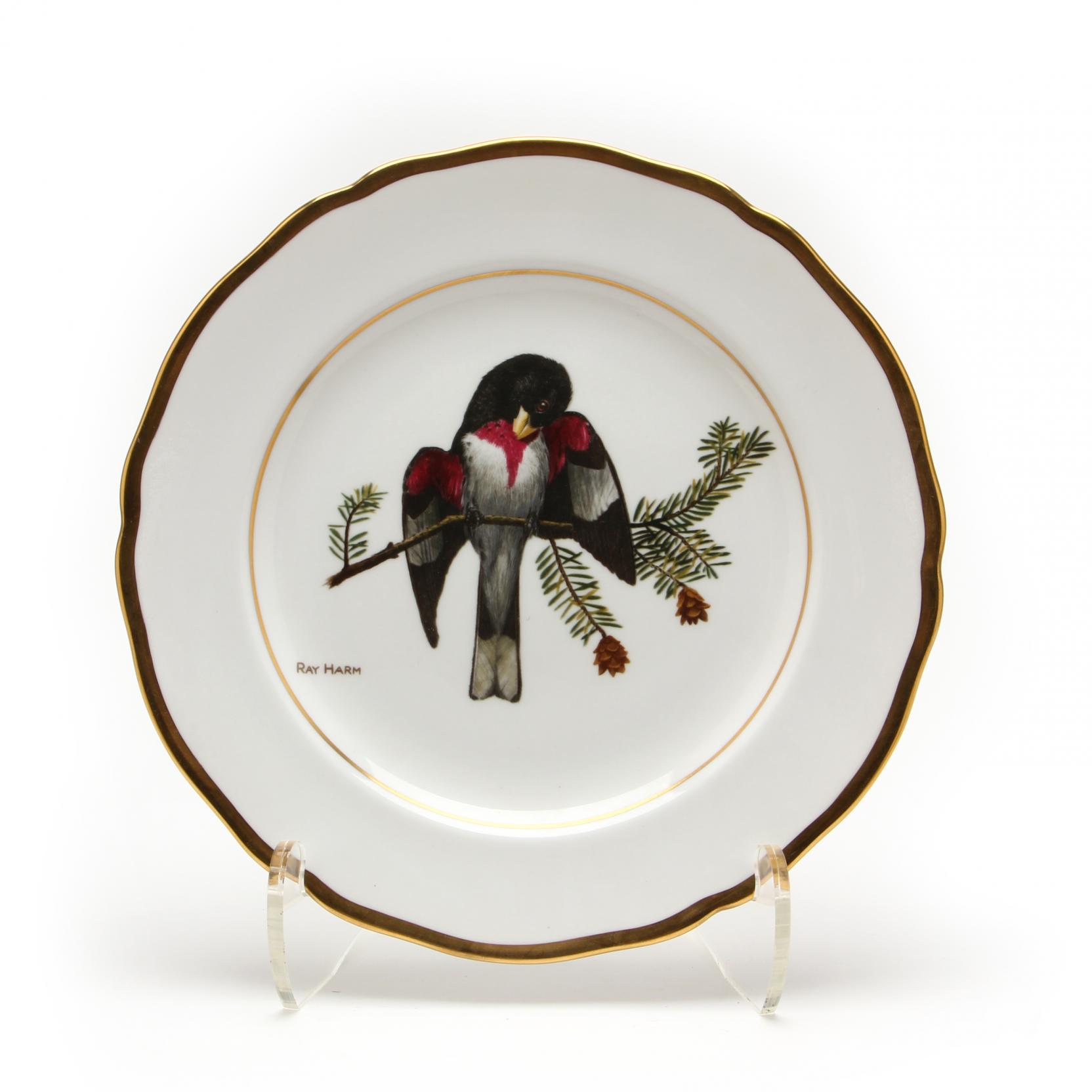 Ray Harm / Spode American Songbird store Collectible Plate Series of 12