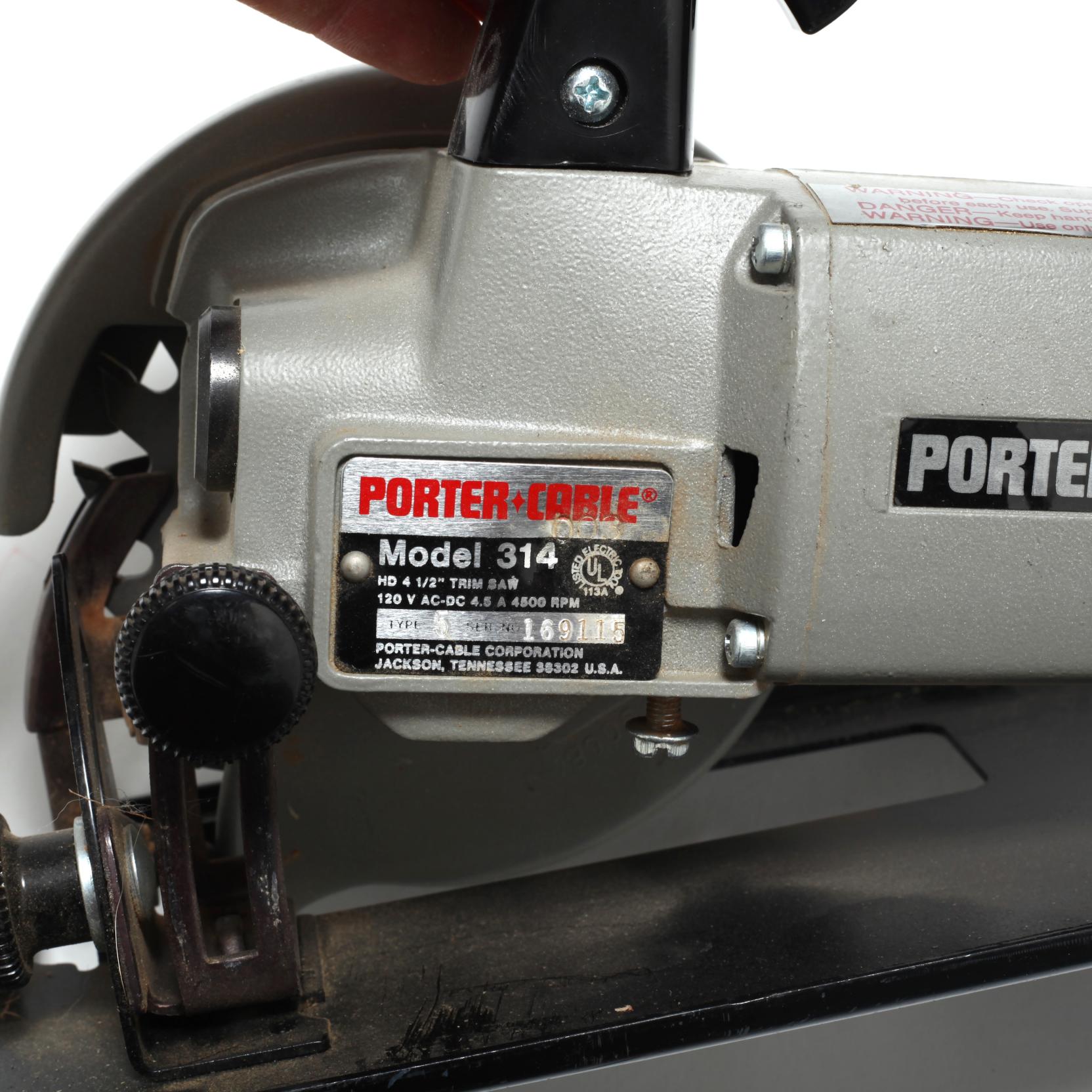 Porter Cable 4.5 in. Trim Saw Lot 4029 Single Owner Woodworking