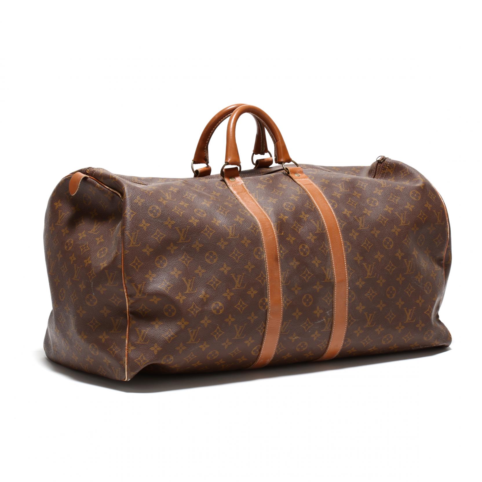 Louis Vuitton Lv Keepall 60 Duffle Bag Auction