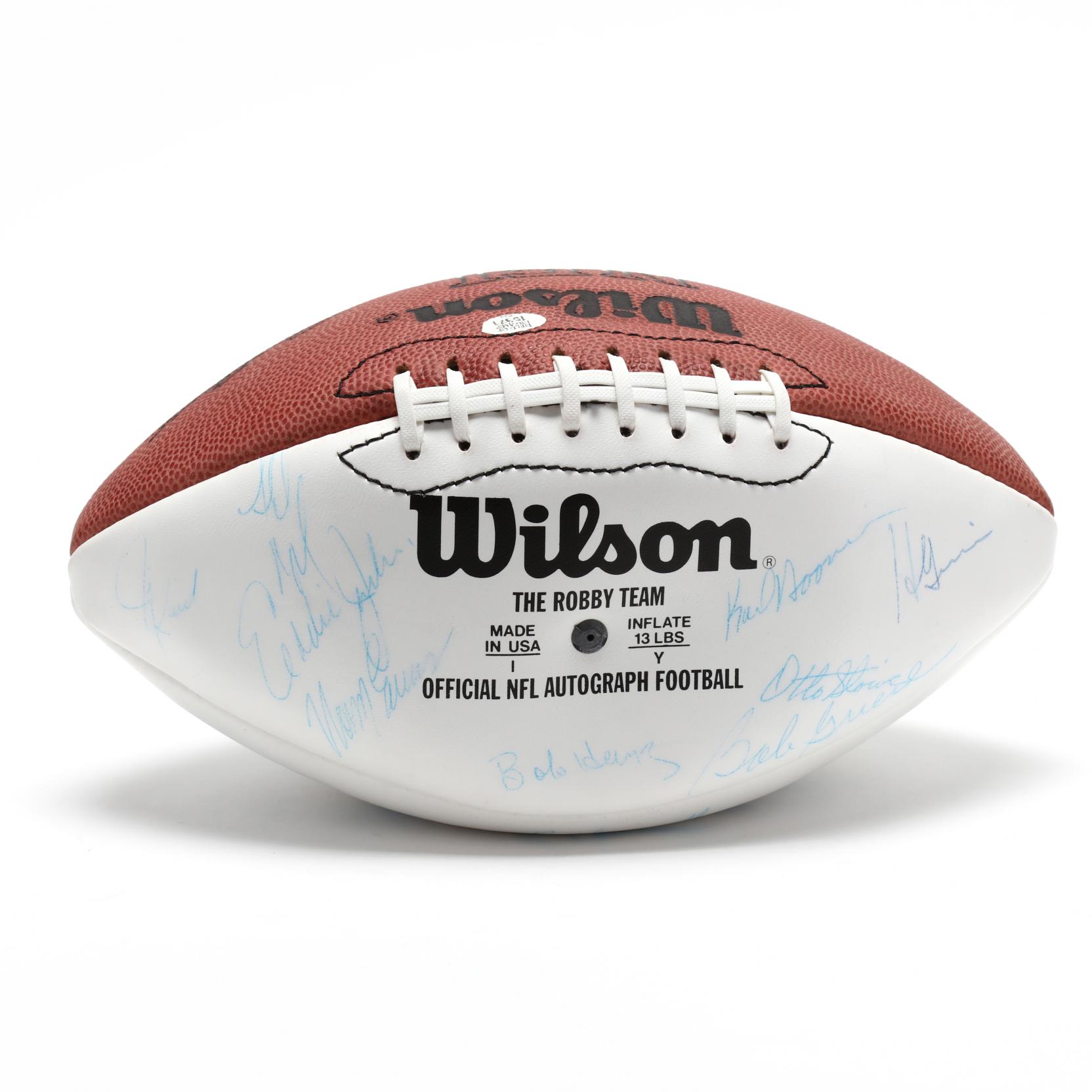 Don Shula Autographed Official NFL Wilson Football Miami