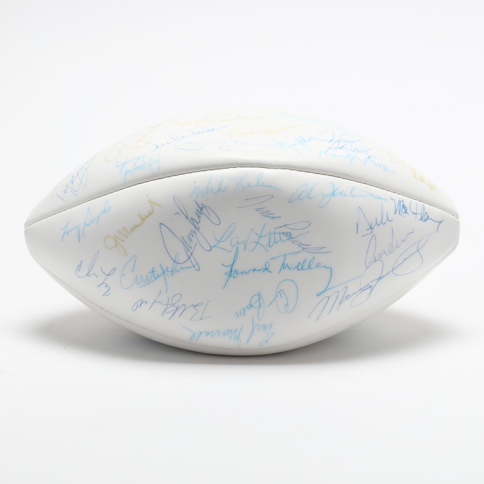 1972 Miami Dolphins Reunion Undefeated Season Team Signed Football With 41  Signatures (PSA/DNA) (Lot 431 - Winter Gallery AuctionJan 27, 2018, 9:00am)