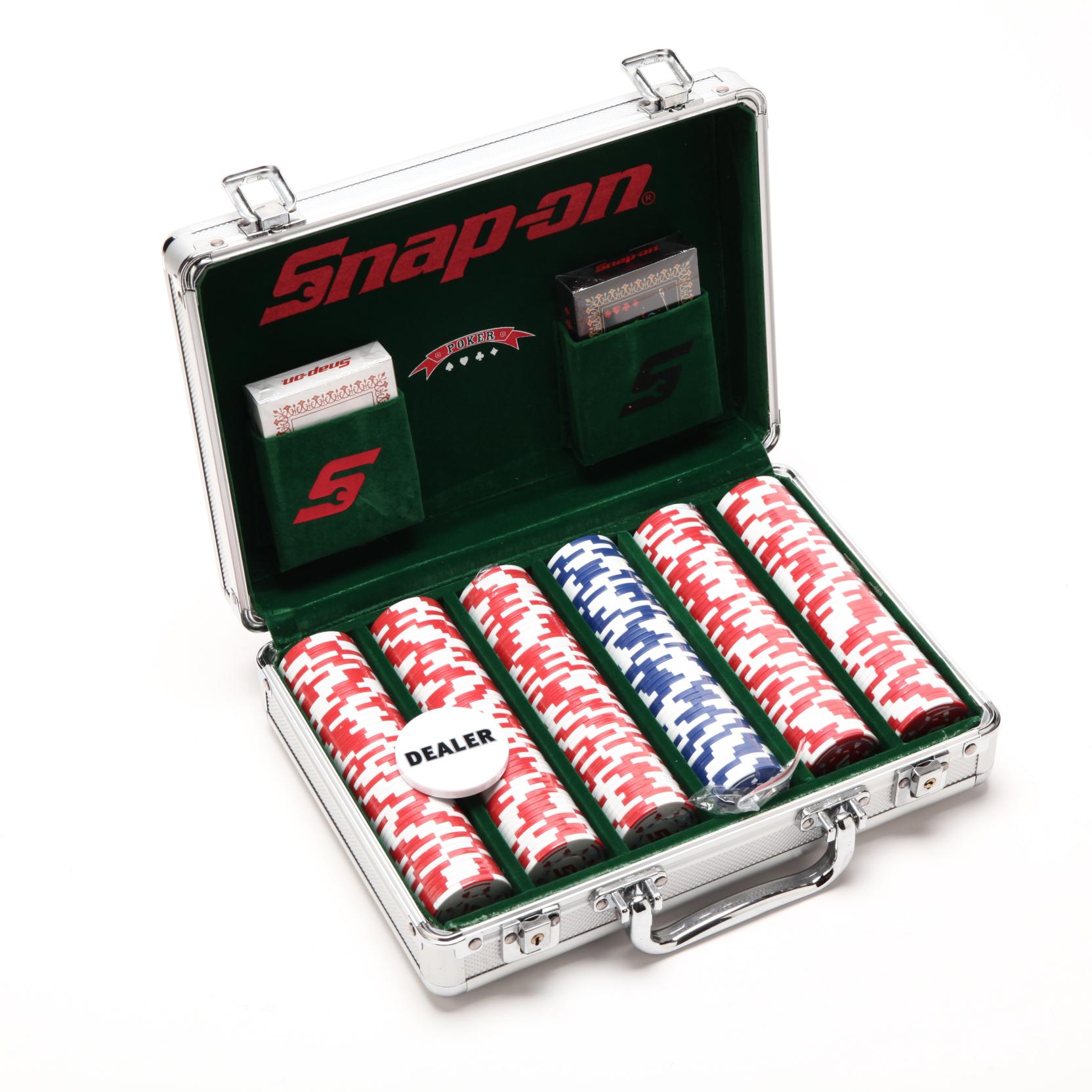 Snap-On Tools Poker Chips Set With 2024 Case