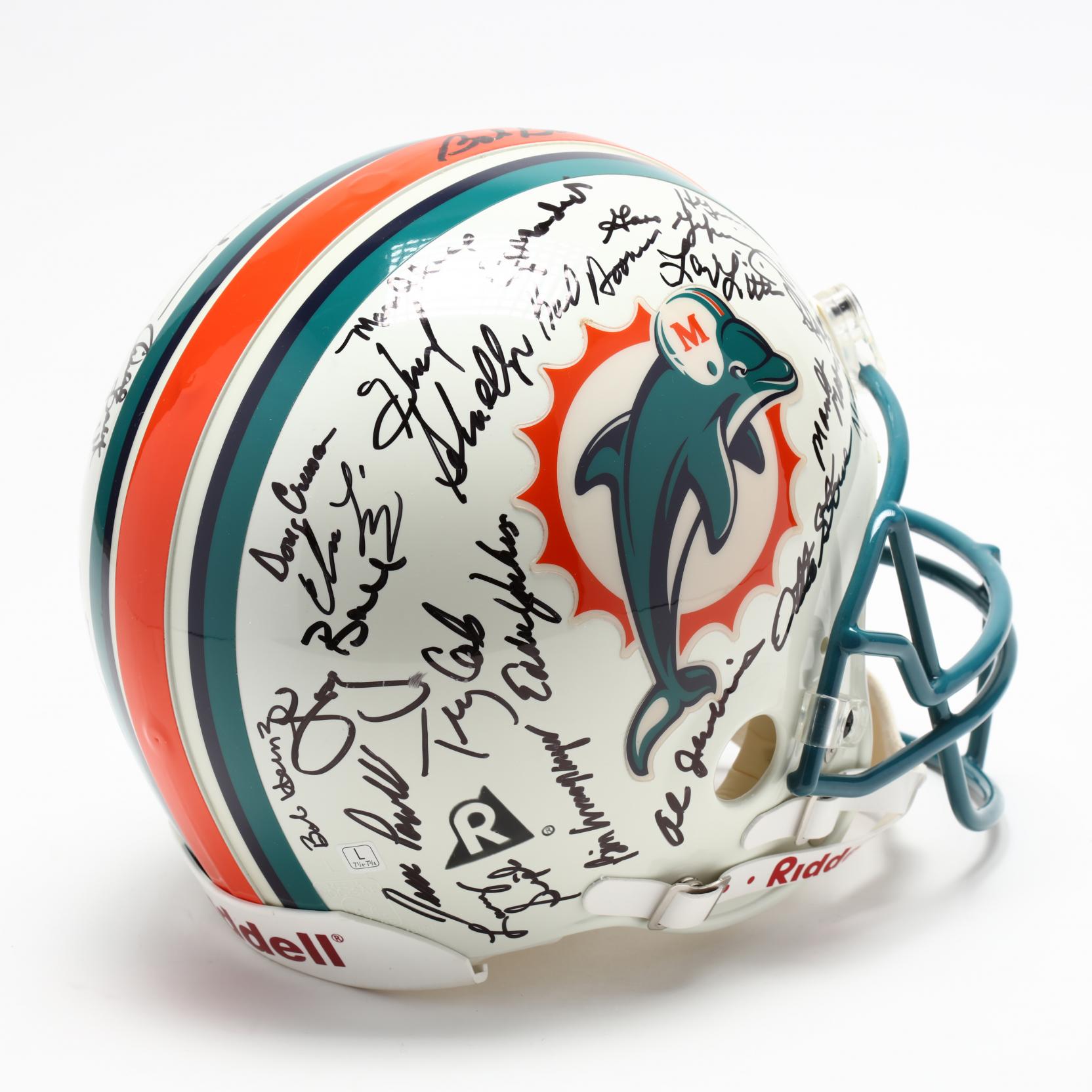 1972 Miami Dolphins Team Signed Undefeated Season Reunion, Lot #83194