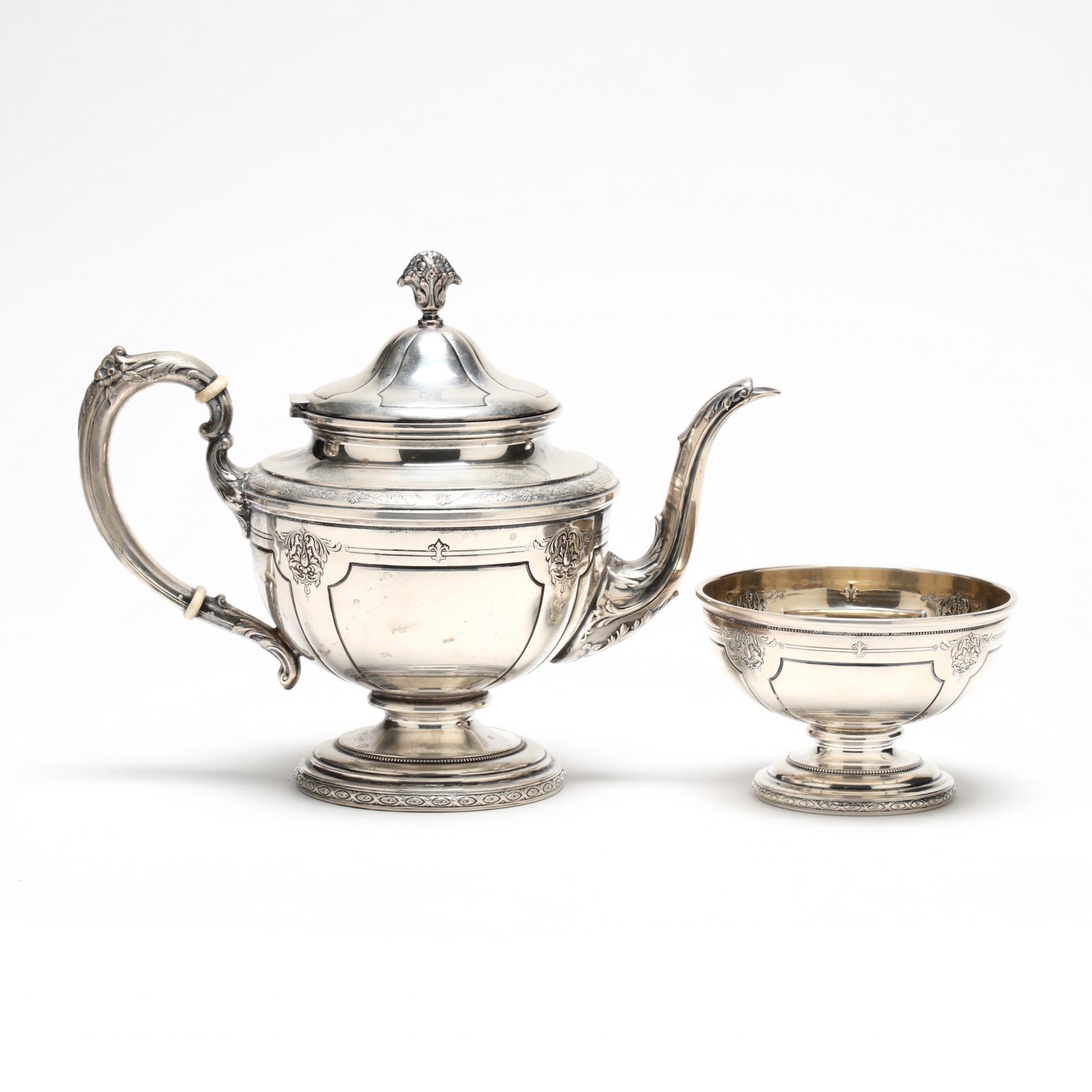 Louis XIV by Towle Sterling Silver Tea Set 5pc #76160 (#7105)