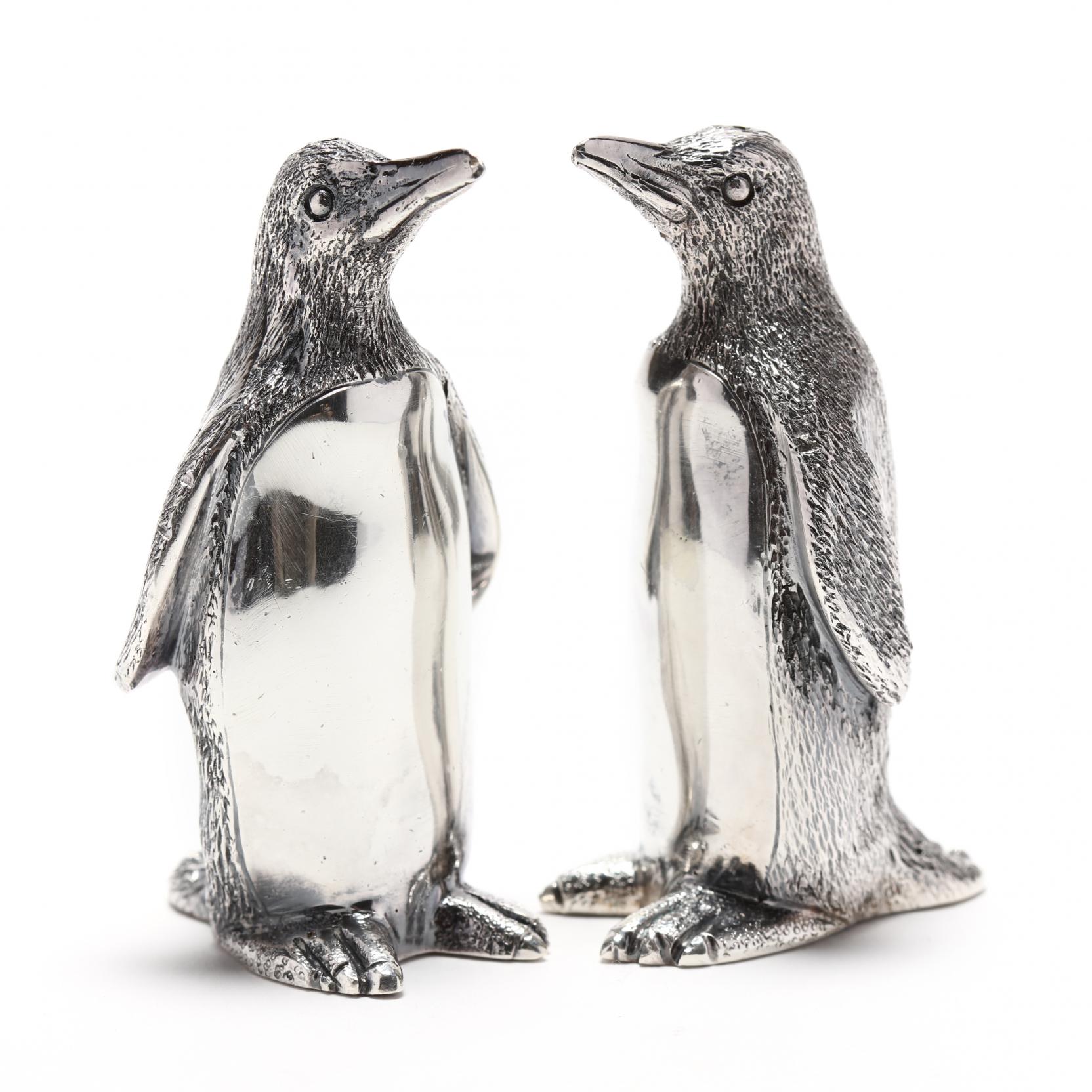 Tiffany & Co., A Set of Four Silver-Gilt Frog Salt and Pepper Shakers,  19671