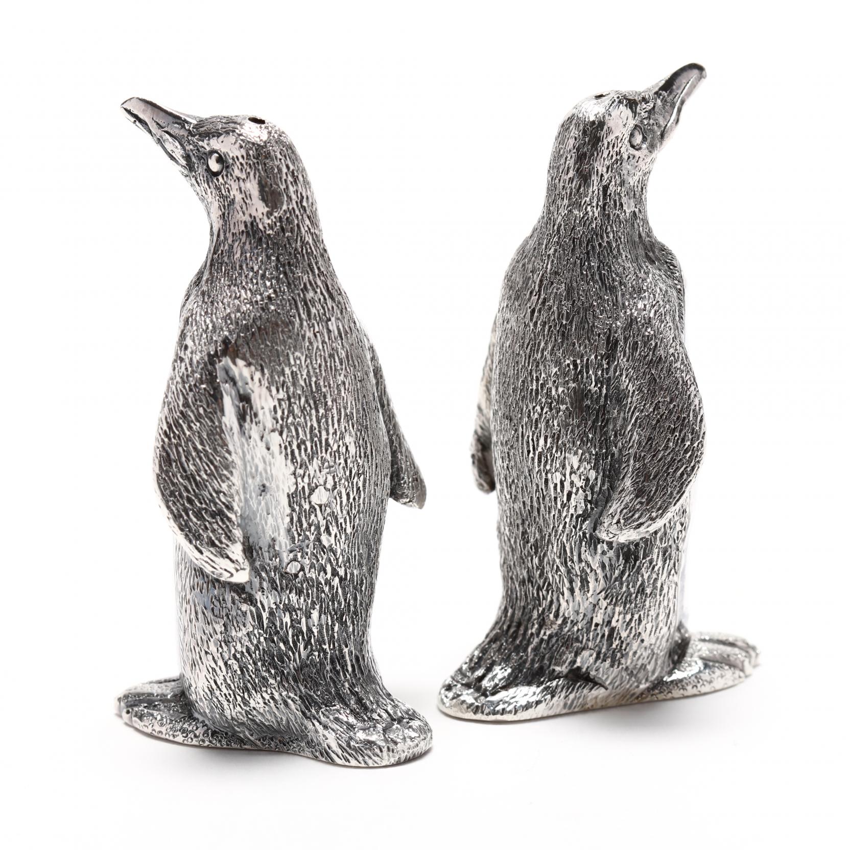 Tiffany & Co., A Set of Four Silver-Gilt Frog Salt and Pepper Shakers,  19671