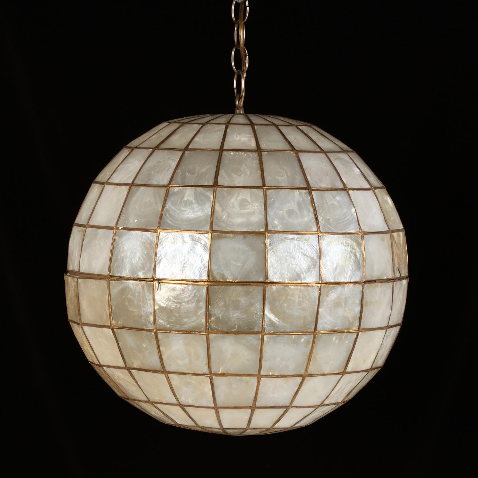 Capiz Shells Pendant Lamp –Vintageinfo – All About Vintage Lighting