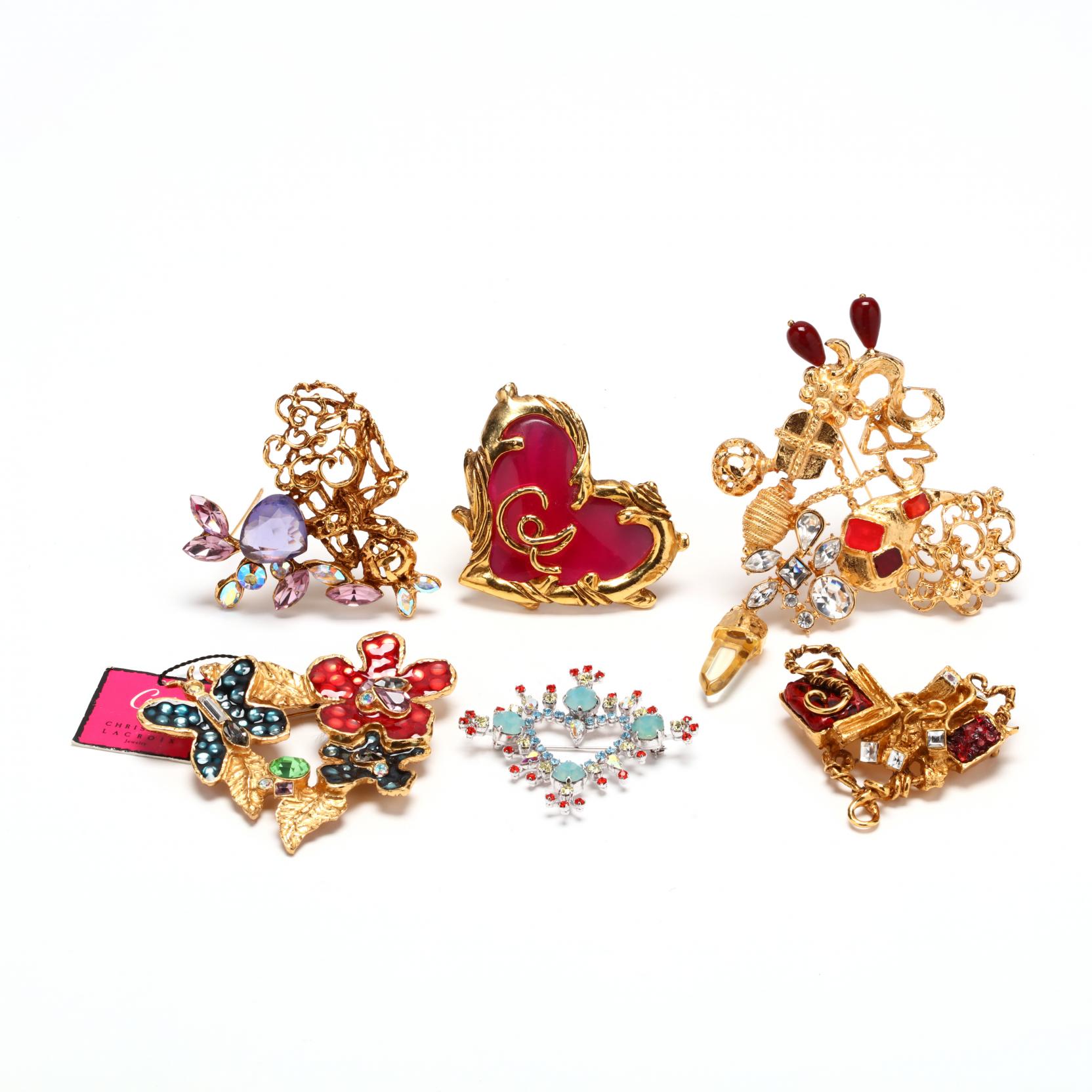 Christian hot sale lacroix brooch