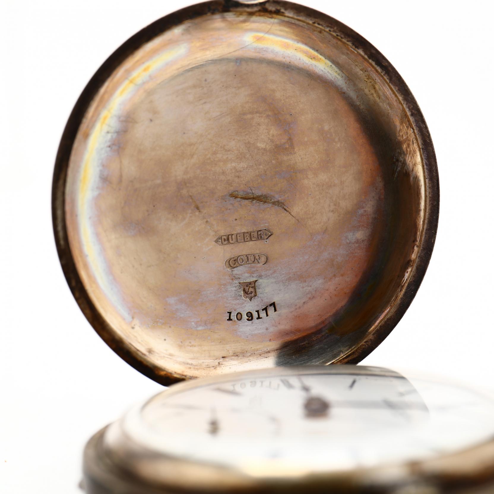 dueber coin pocket watch serial number