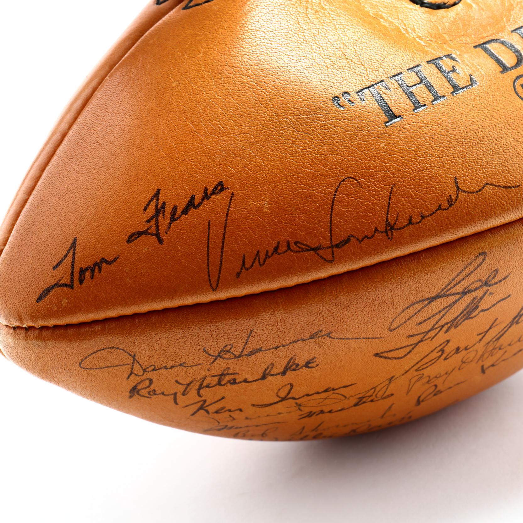 1961 Signed Packers Football Donated to Hall of Fame