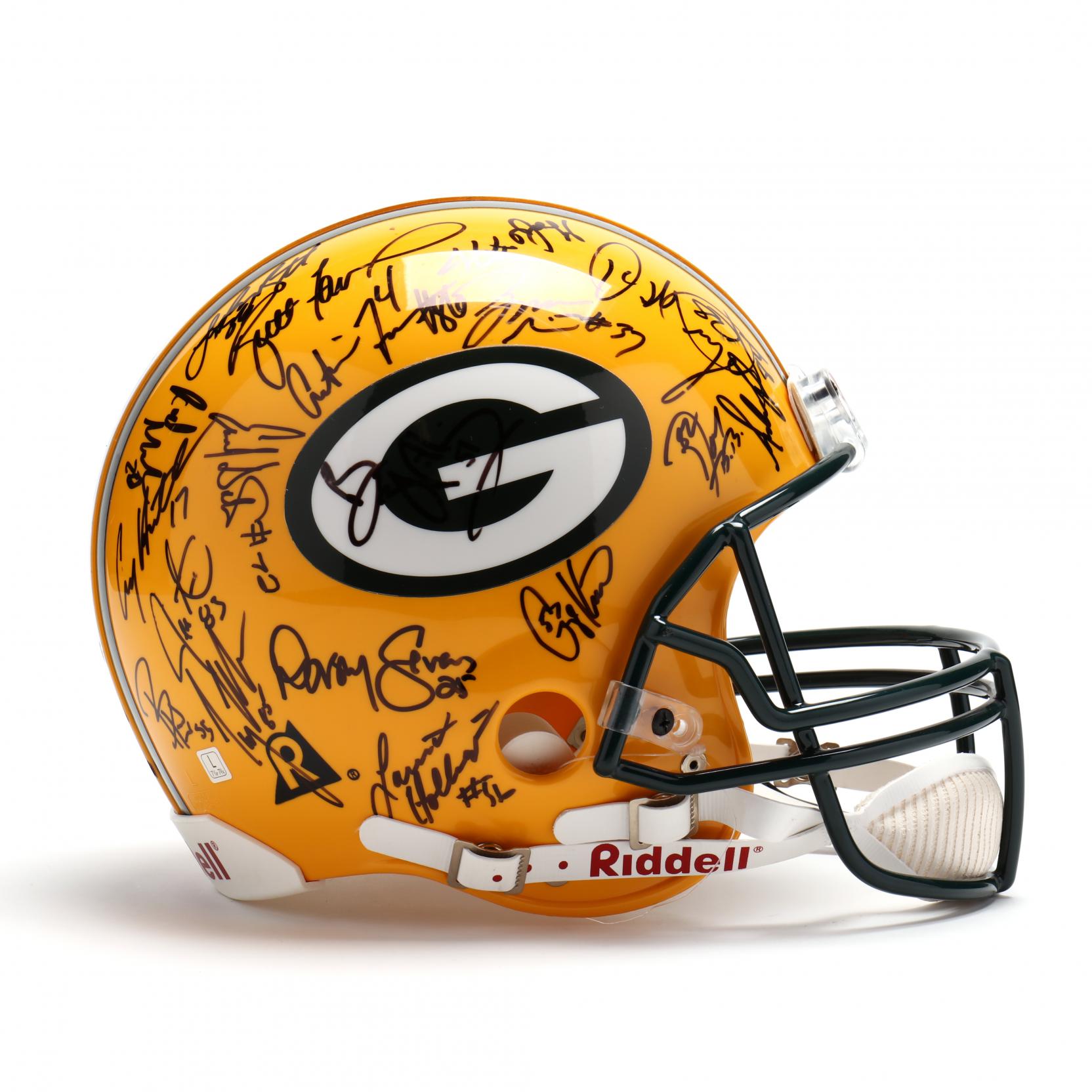 Green Bay Packers 1996 Team Signed Authentic NFL Helmet