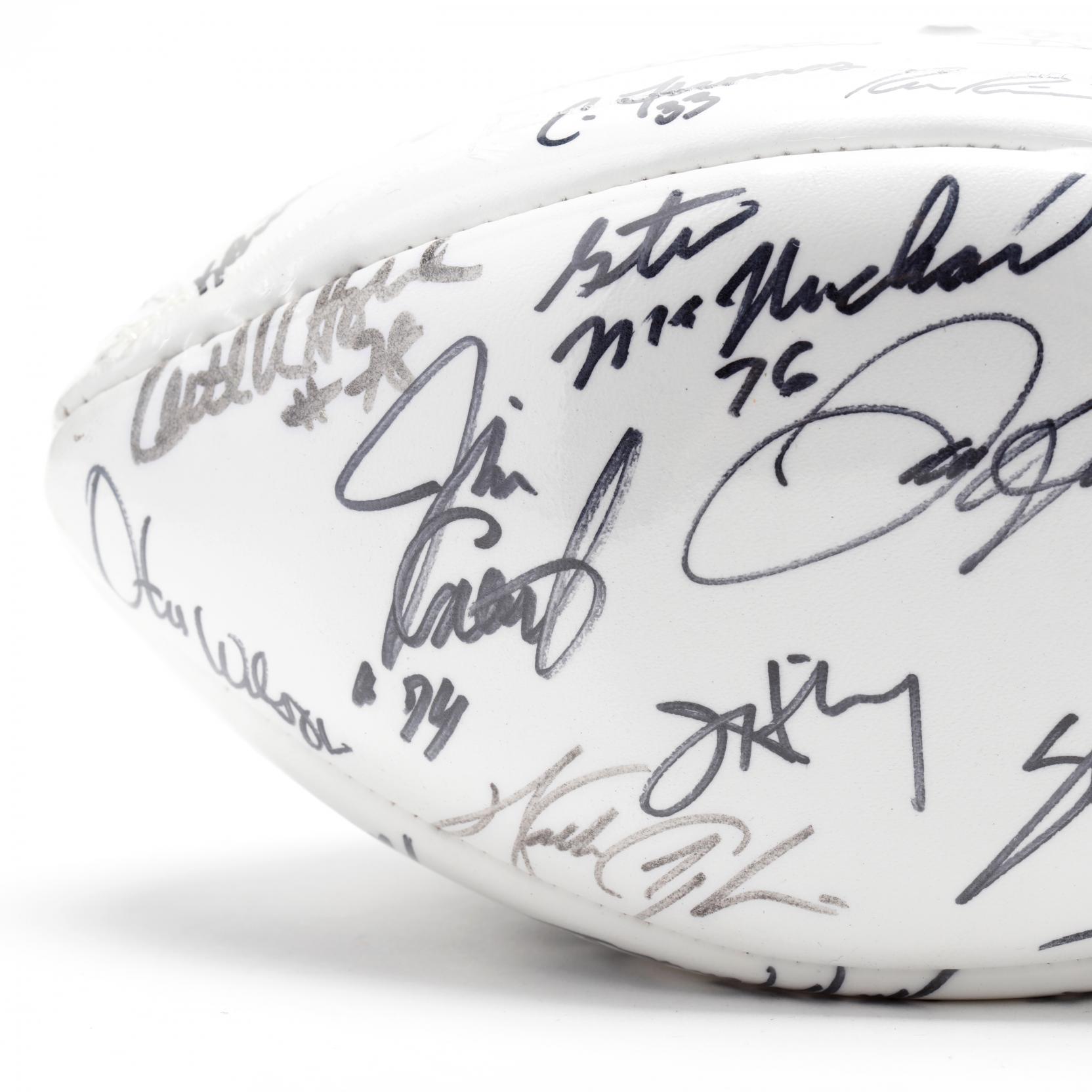 1985 Chicago Bears Team Autographed Football, Super Bowl XX (Lot 1211 -  Single-Owner Sports Memorabilia CollectionOct 26, 2018, 1:00pm)