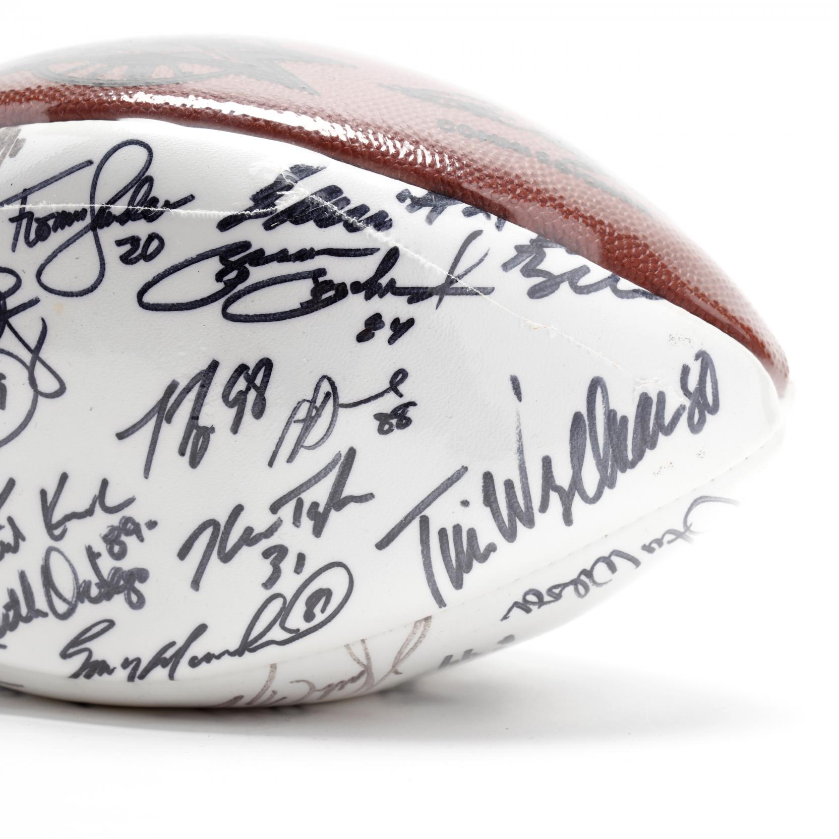 1985 Chicago Bears Team Autographed Football, Super Bowl XX (Lot 1211 -  Single-Owner Sports Memorabilia CollectionOct 26, 2018, 1:00pm)