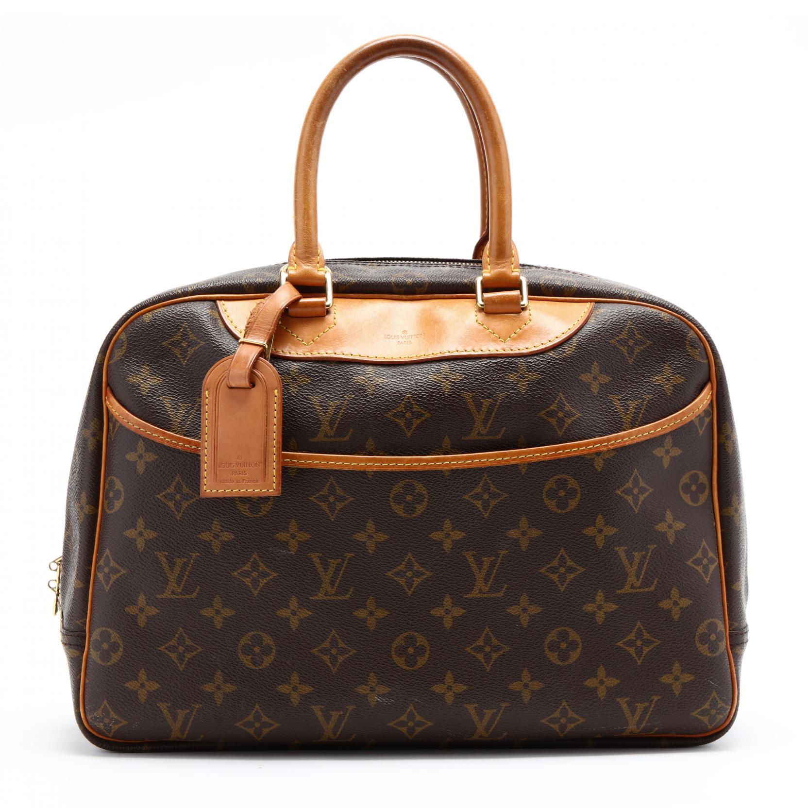 At Auction: Louis Vuitton, Louis Vuitton Monogram Canvas Deauville Bag