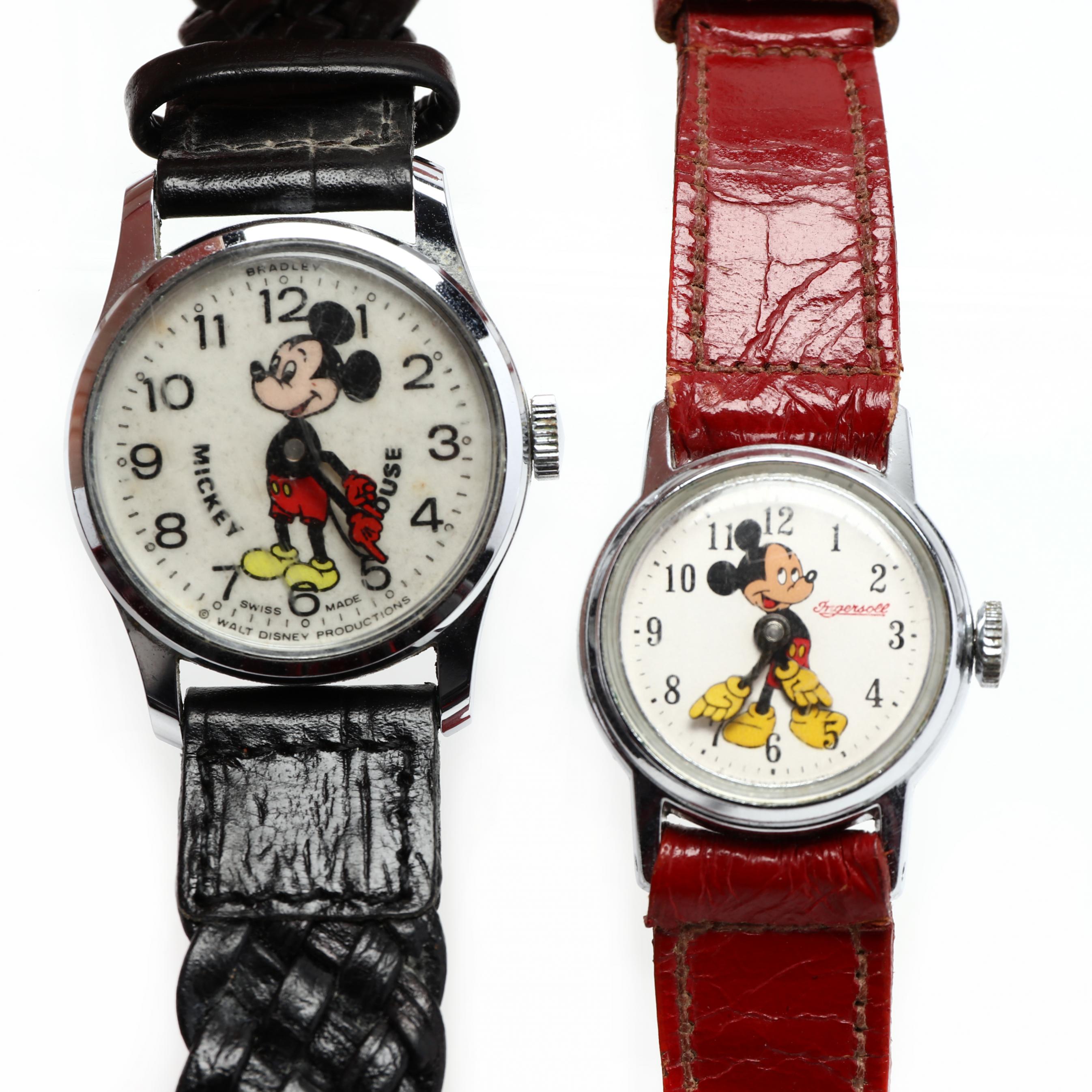 Two Vintage Mickey Mouse Watches (Lot 349 - The Holiday Gallery