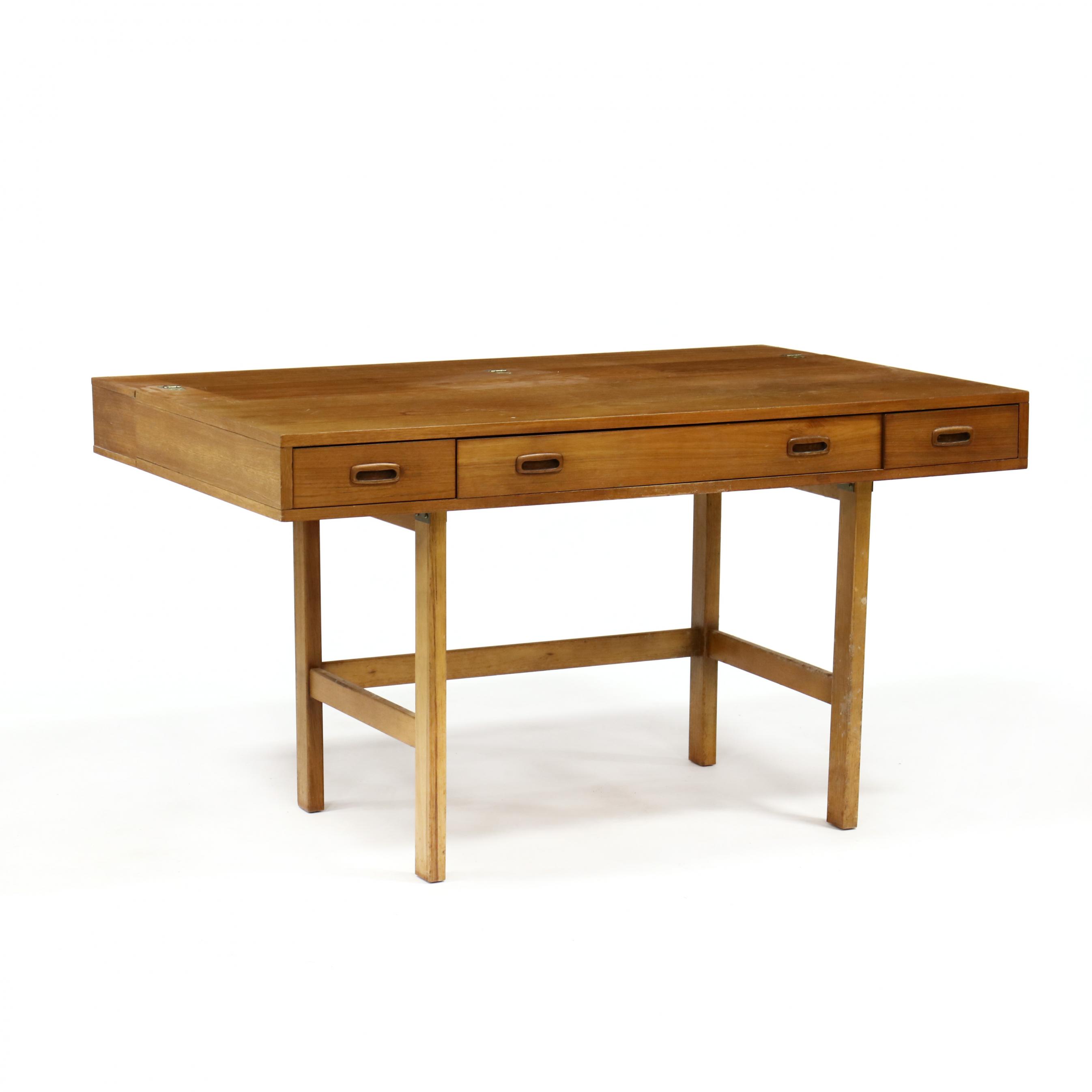 Danish Style Flip Top Desk Lot 2128 Online Only Auction Arts