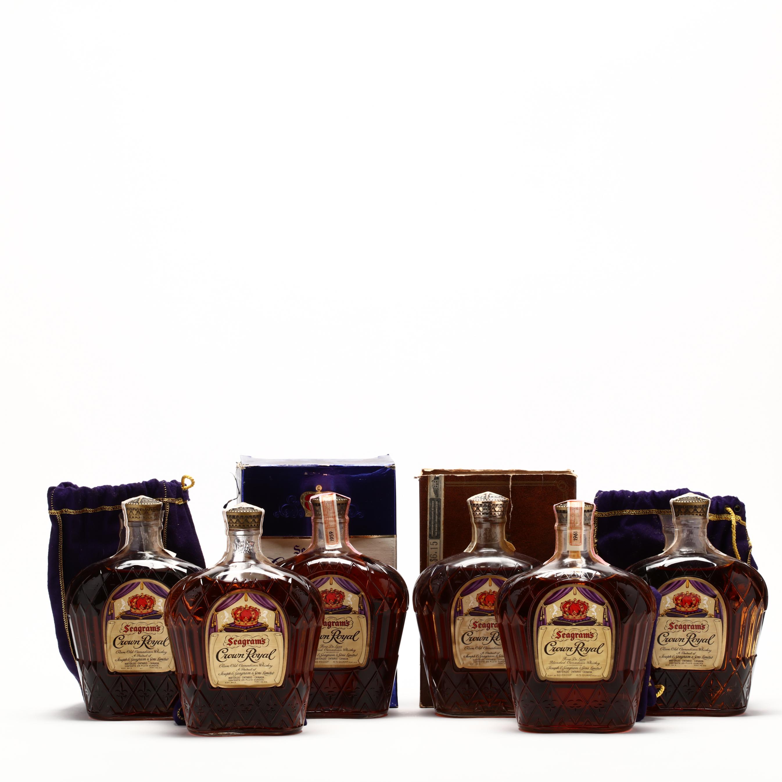 Seagram's Crown Royal Canadian Whisky (Lot 1288 - Upcoming: Fine Wine ...