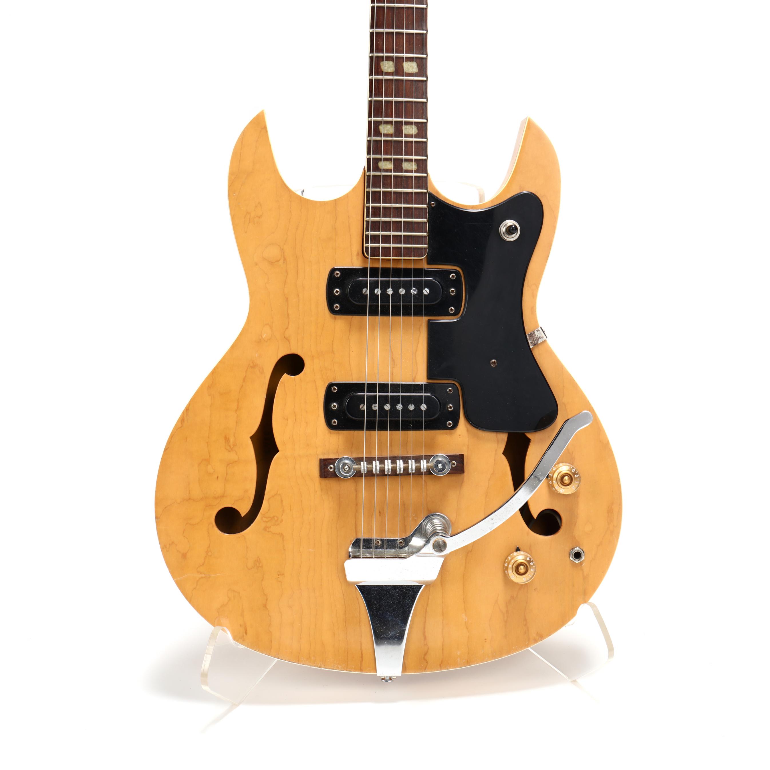 Norma hollow deals body electric guitar