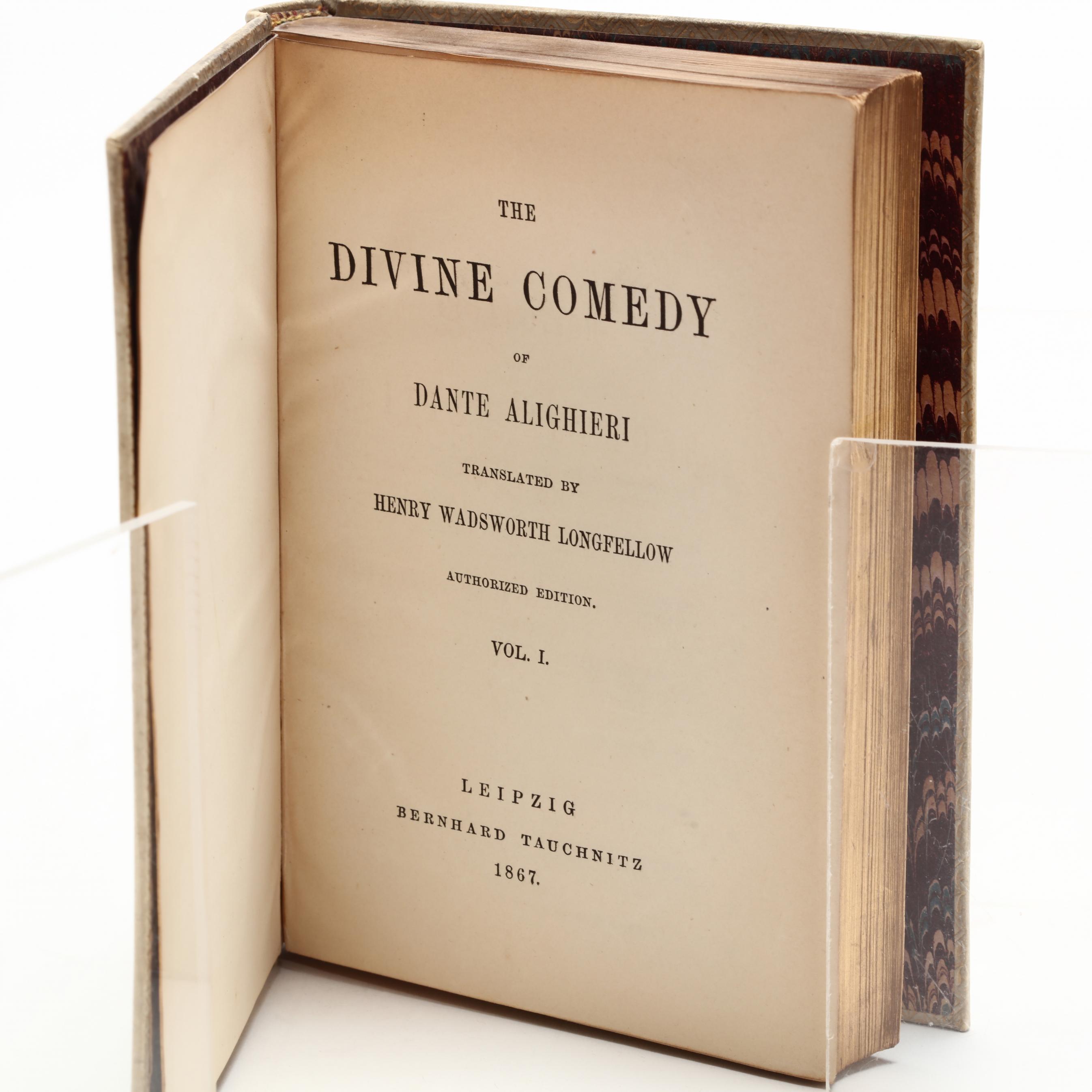 First European Edition of Longfellow s Translation of The Divine