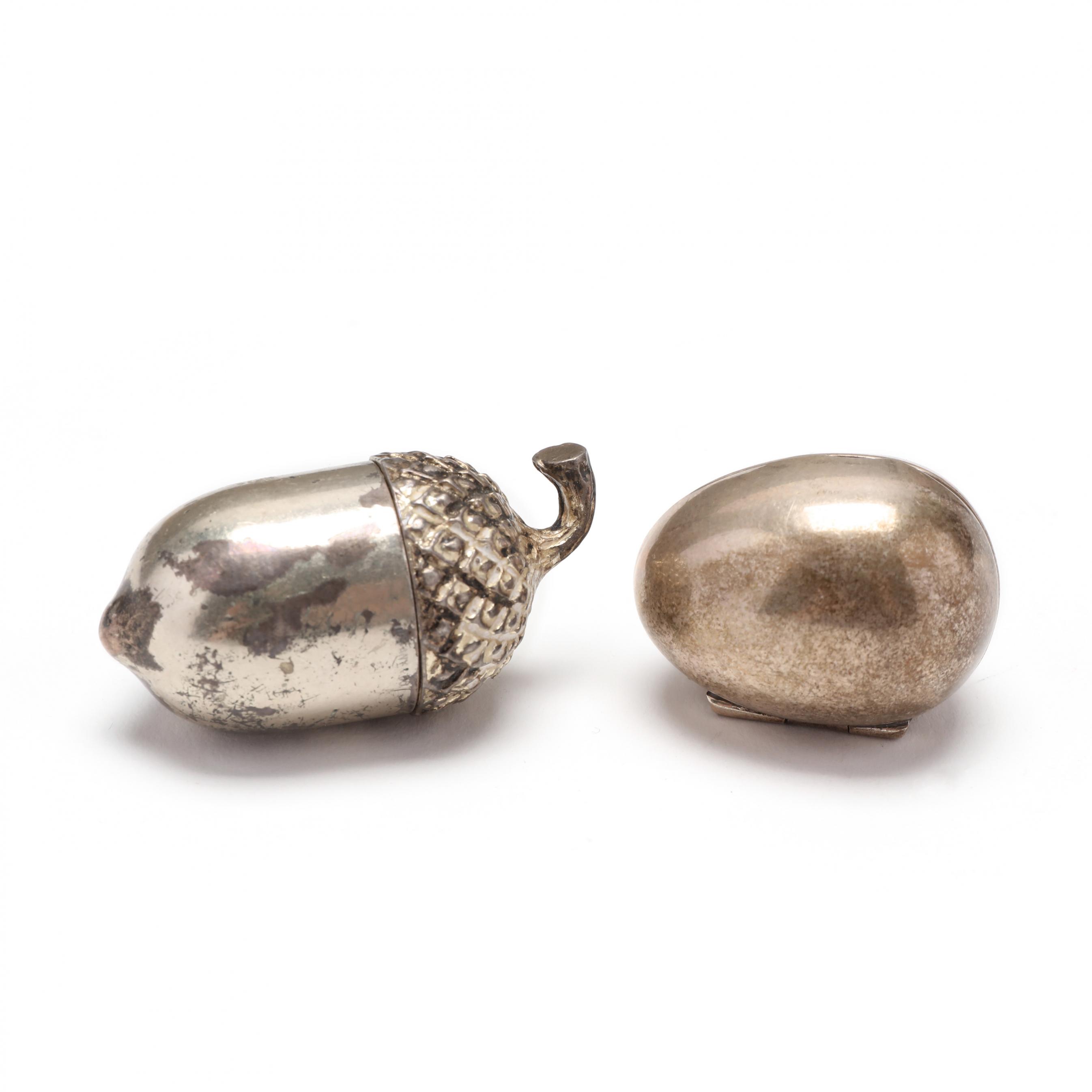 TIFFANY & COMPANY Sterling Egg Pill Box sold at auction on 13th June