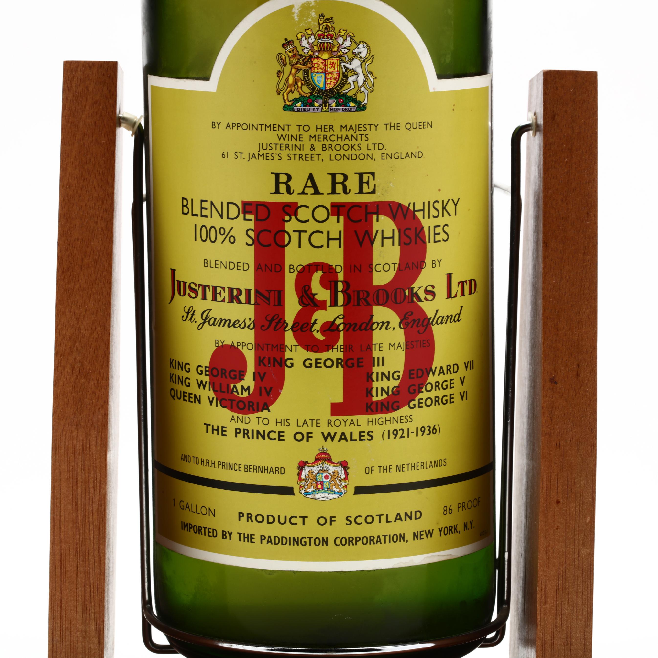 J&B Justerini & Brooks Rare Blended Scotch Whisky (Lot 1148 - Rare  SpiritsFeb 5, 2021, 12:00pm)