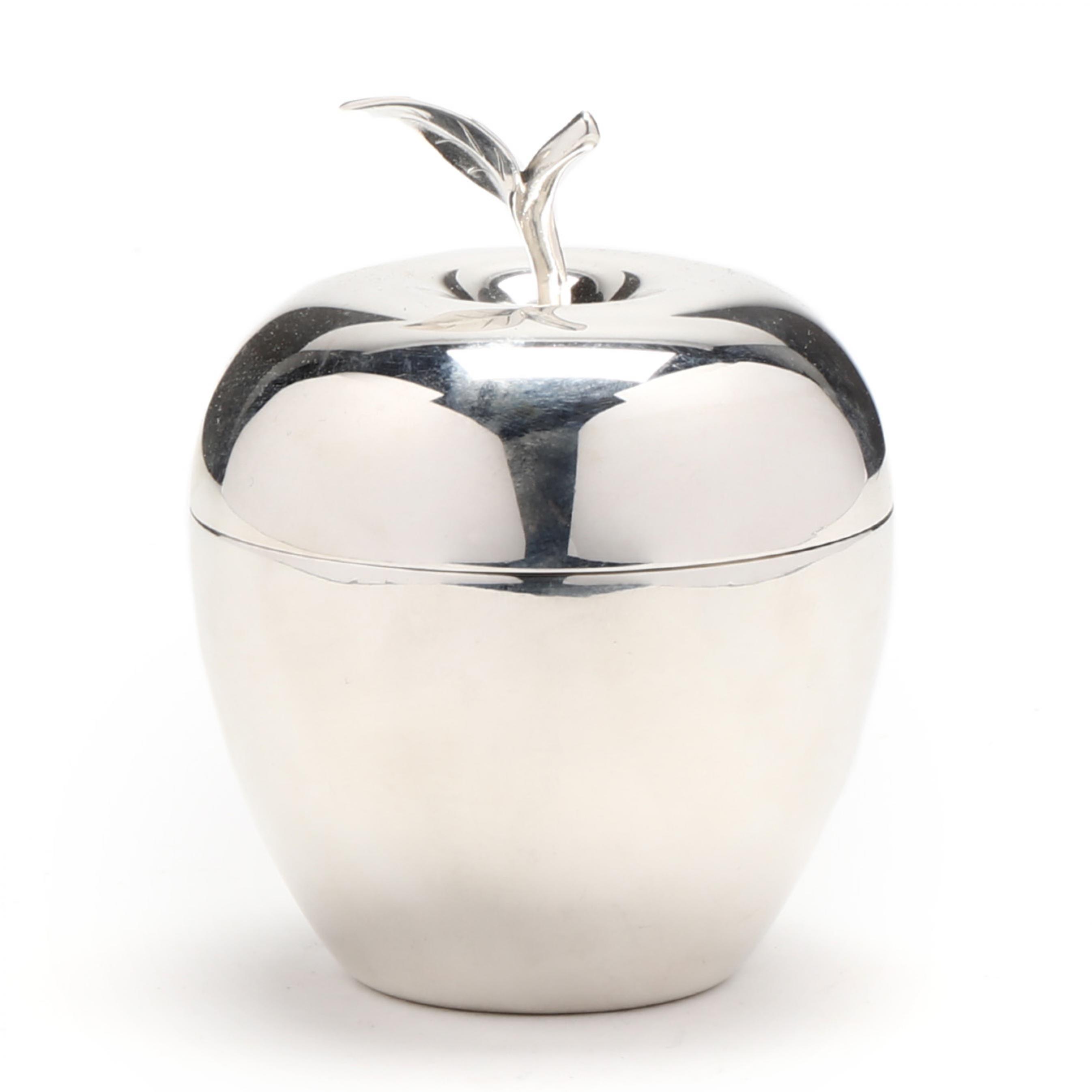 Sold at Auction: Tiffany & Co. Makers Sterling Apple Box