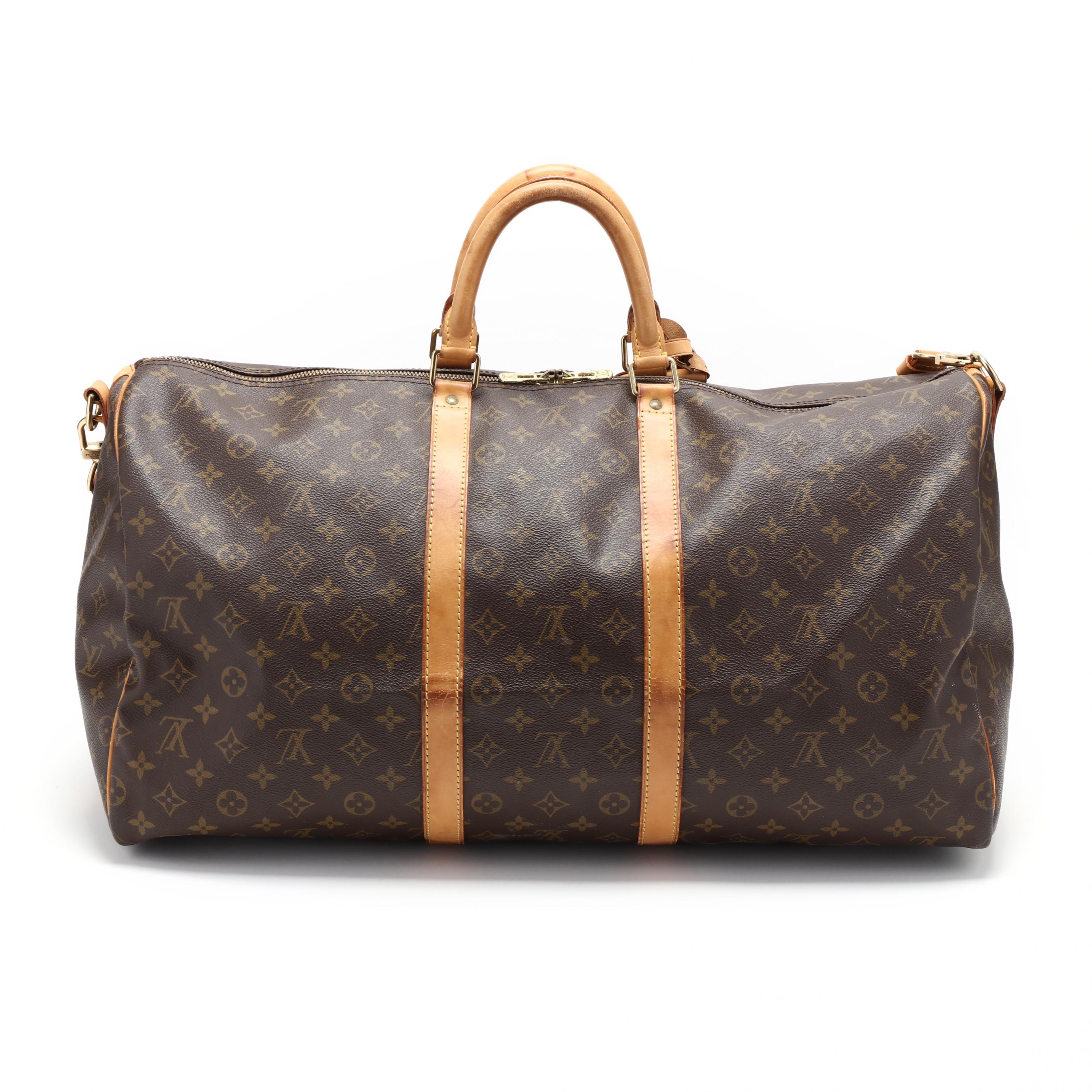 Sold at Auction: Louis Vuitton Monogram Canvas Keepall Bandouliere 60