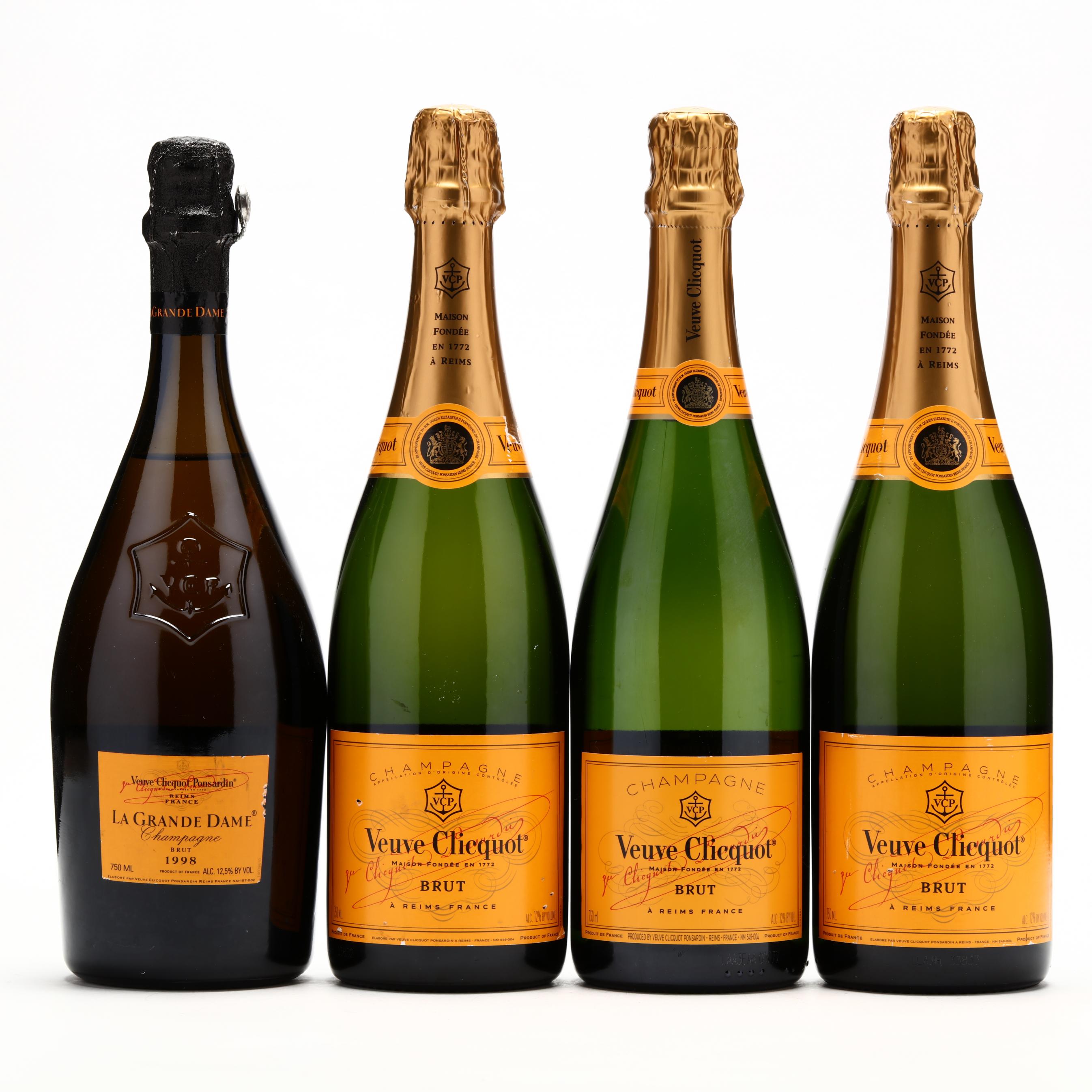 1998 & NV Veuve Clicquot Ponsardin Champagne (Lot 2199 - Fine