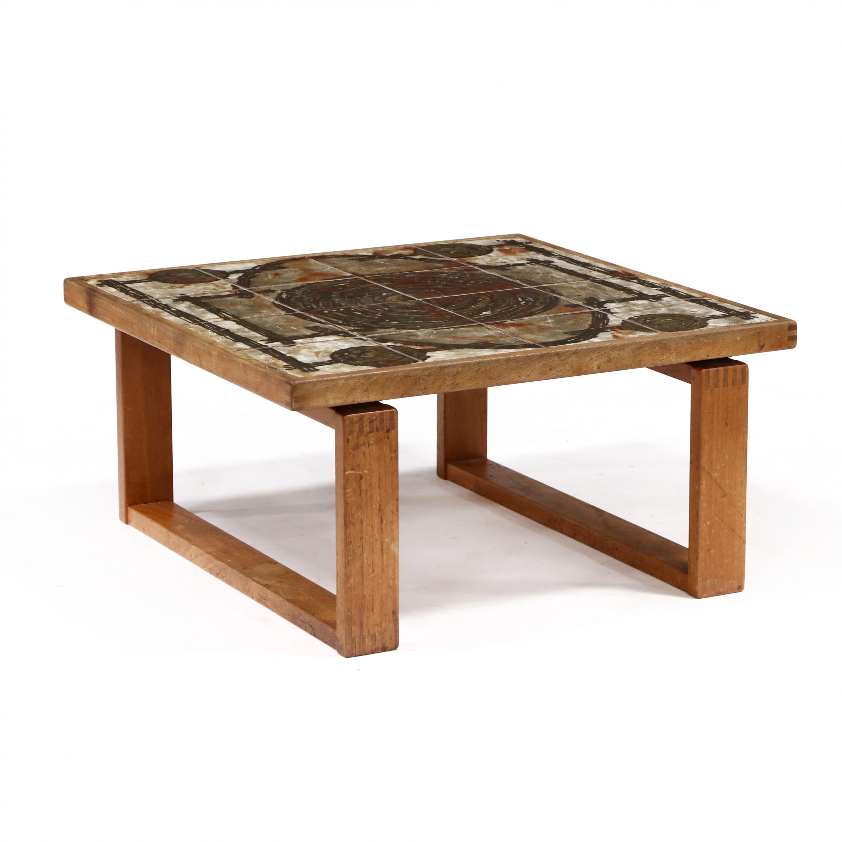 Ox-Art, Mid Century Tile Top Coffee Table (Lot 2349 - Modern Art &  DesignAug 19, 2021, 10:00am)