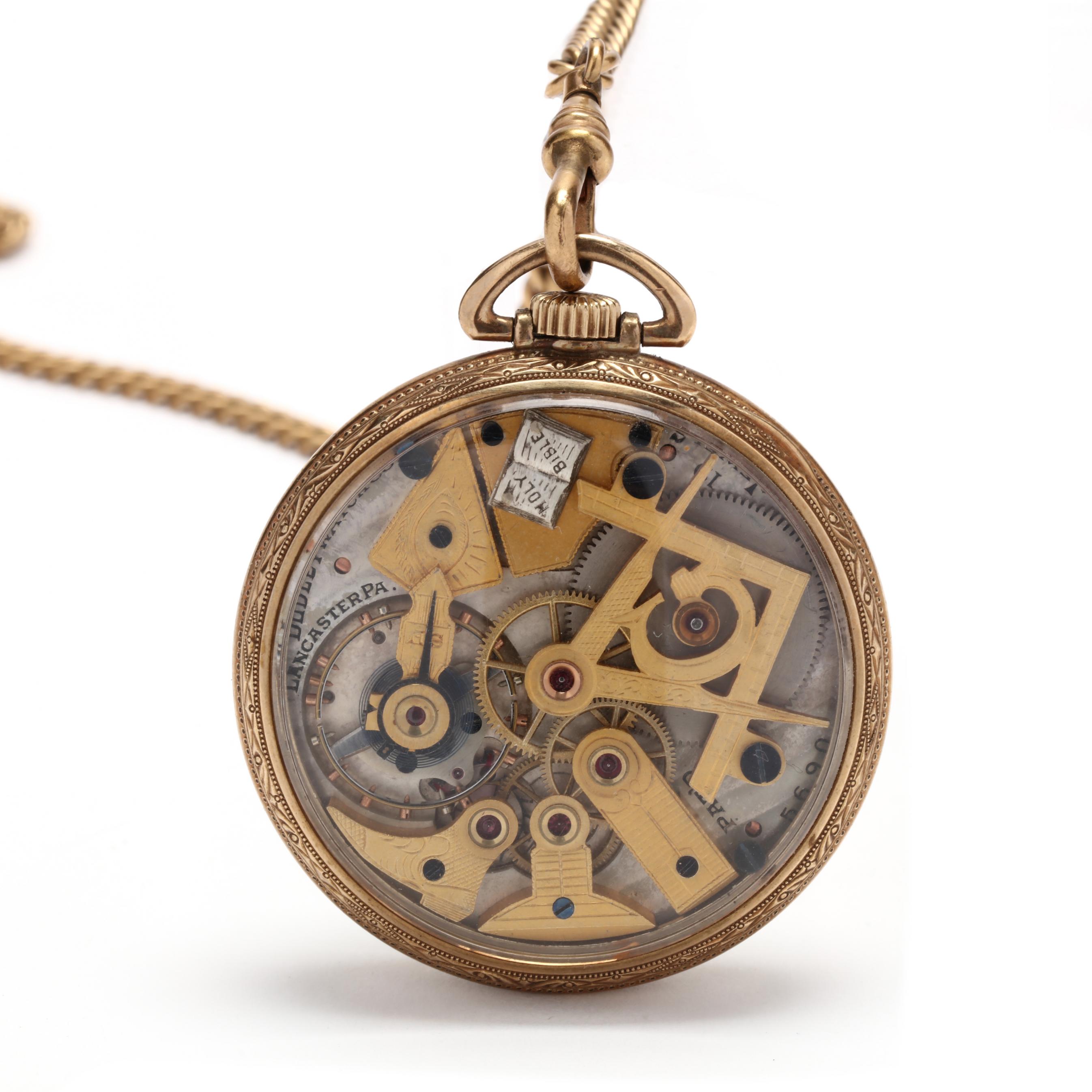 Dudley masonic pocket on sale watch