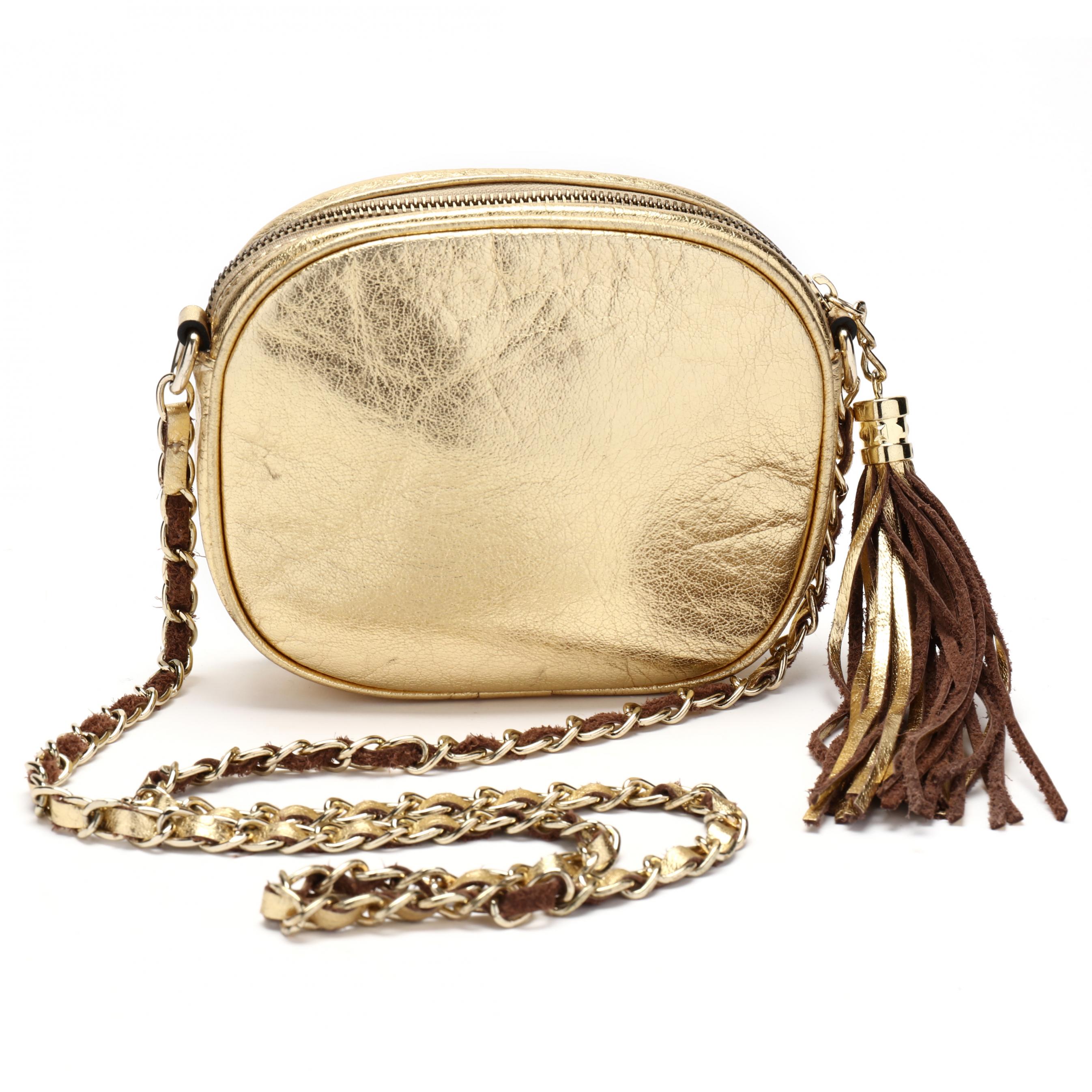 Valentino by Mario Valentino S.p.A Pebbled Tassel Detail Bag