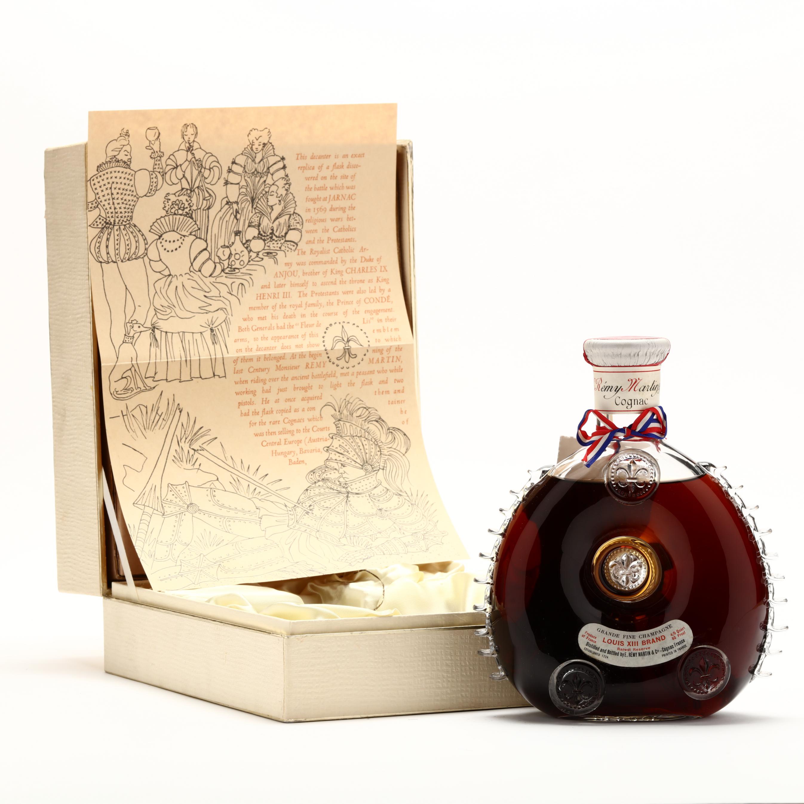 Remy Martin Cognac Grande Fine Champagne Louis XIII brand rarest reserve