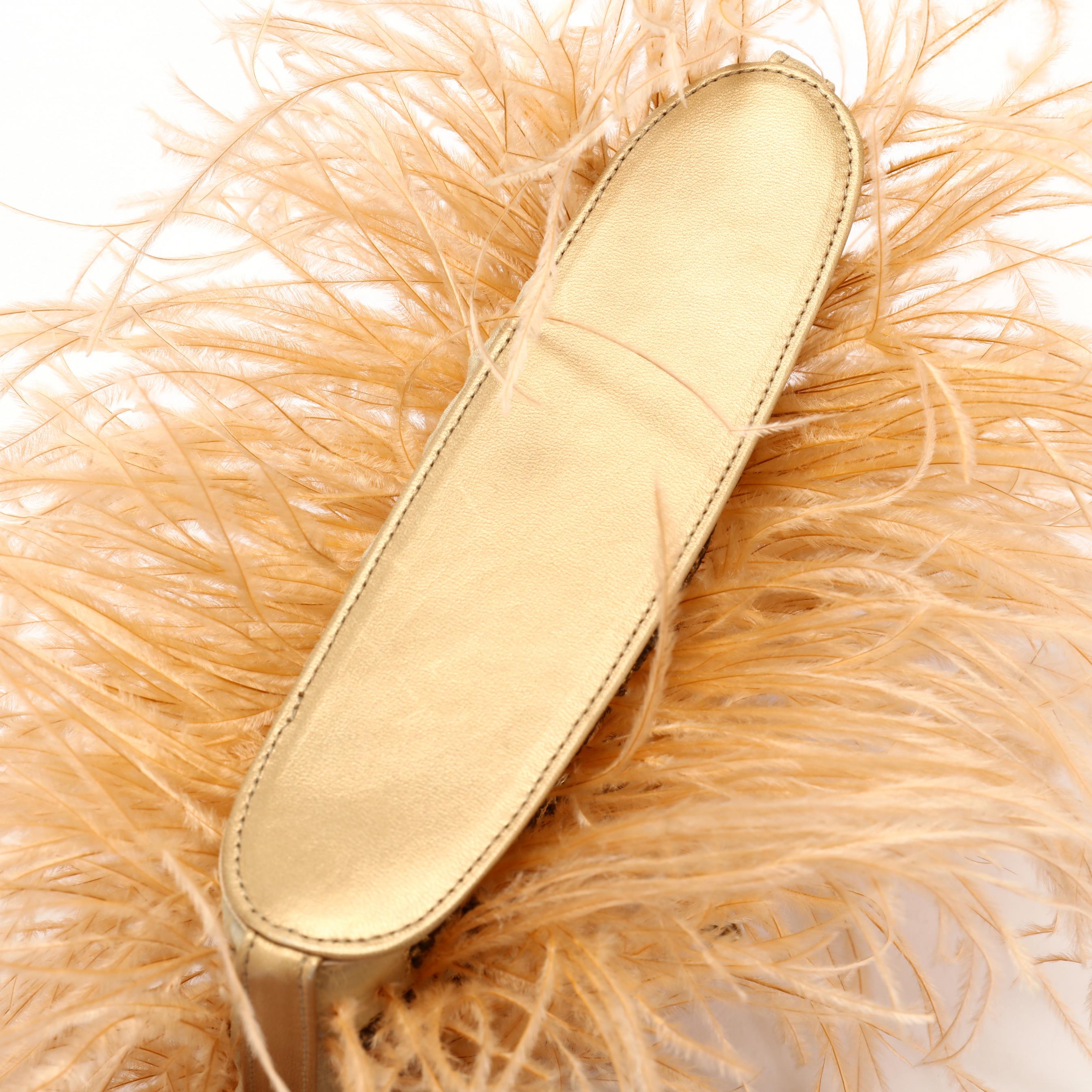 Sold at Auction: Chanel Orange Ostrich Feather Evening Bag with Gold  Hardware Condition: 3 7.5 W