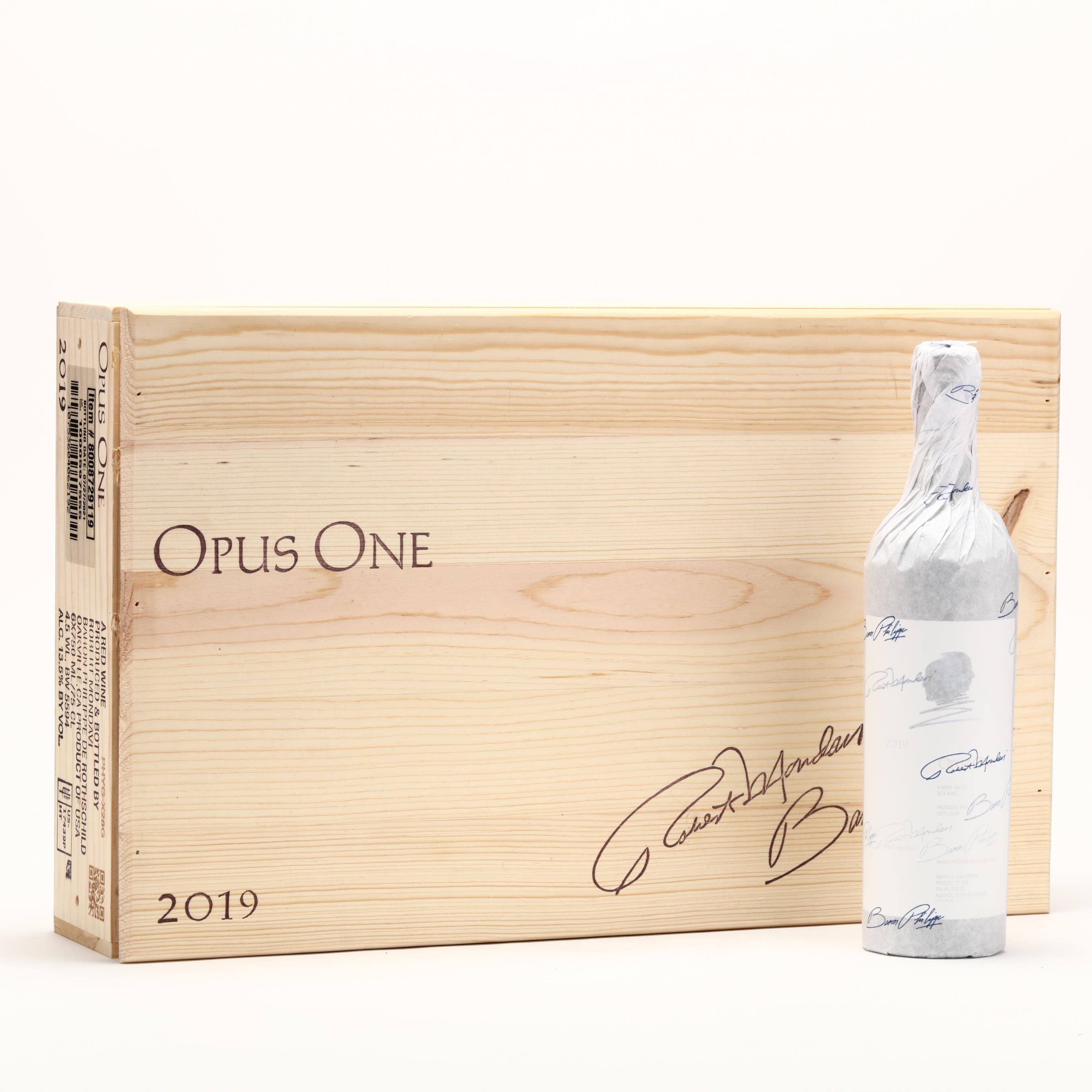 Opus One - Vintage 2019 (Lot 8156 - Fine WineDec 1, 2022, 12:00pm)