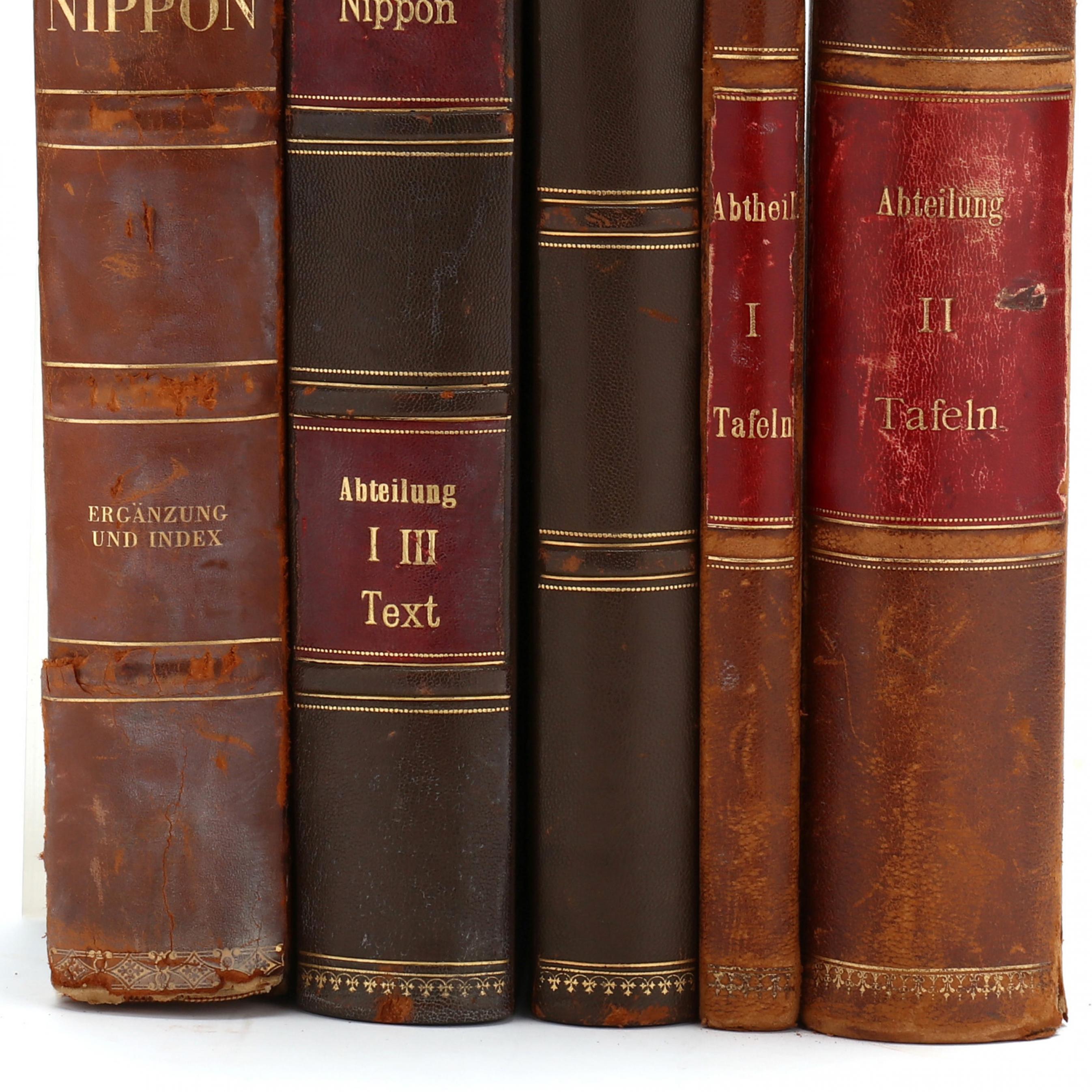 Philipp Franz von Siebold (1796-1866), Five Nippon Folios on Japan