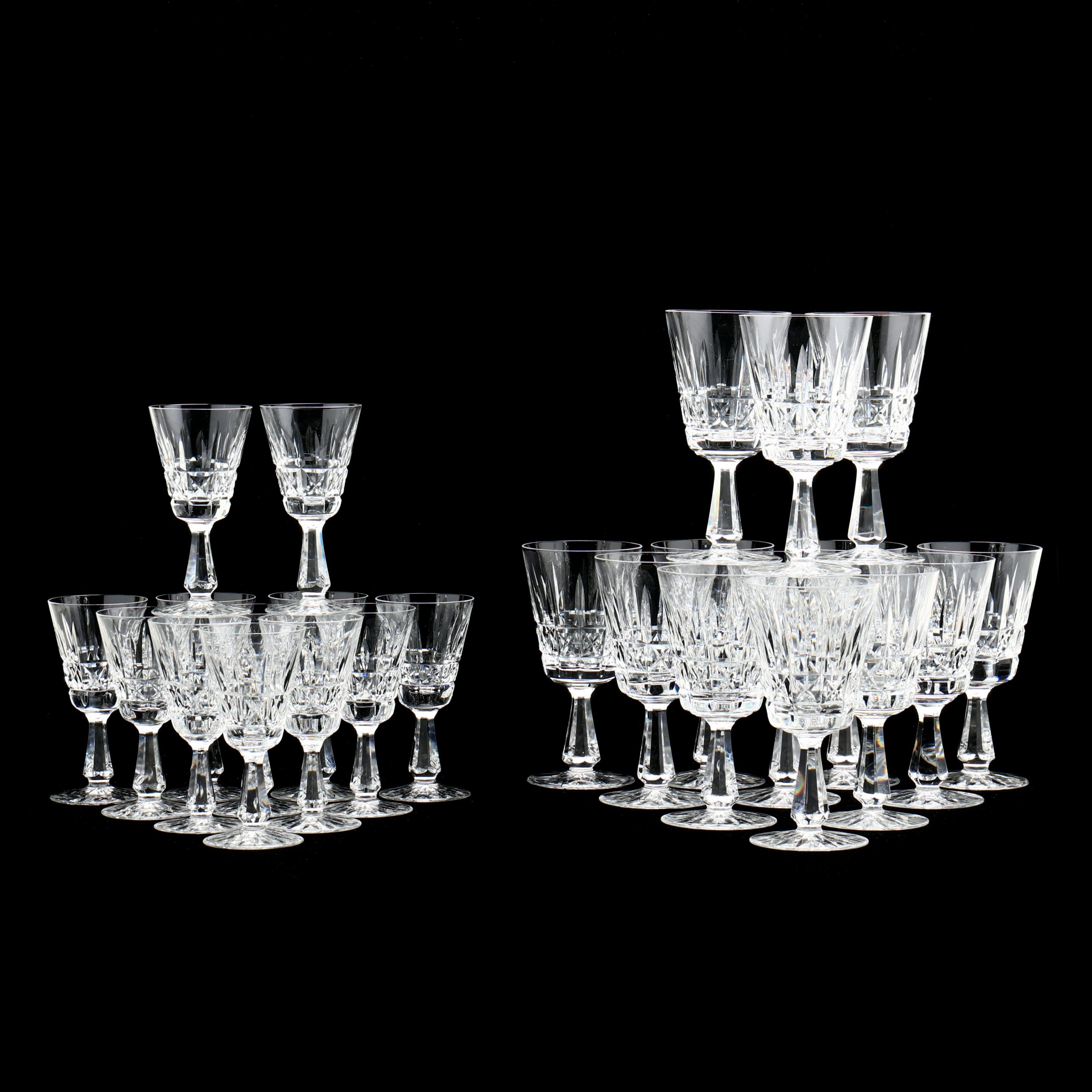 Sold at Auction: 5 Waterford Crystal Water Glasses