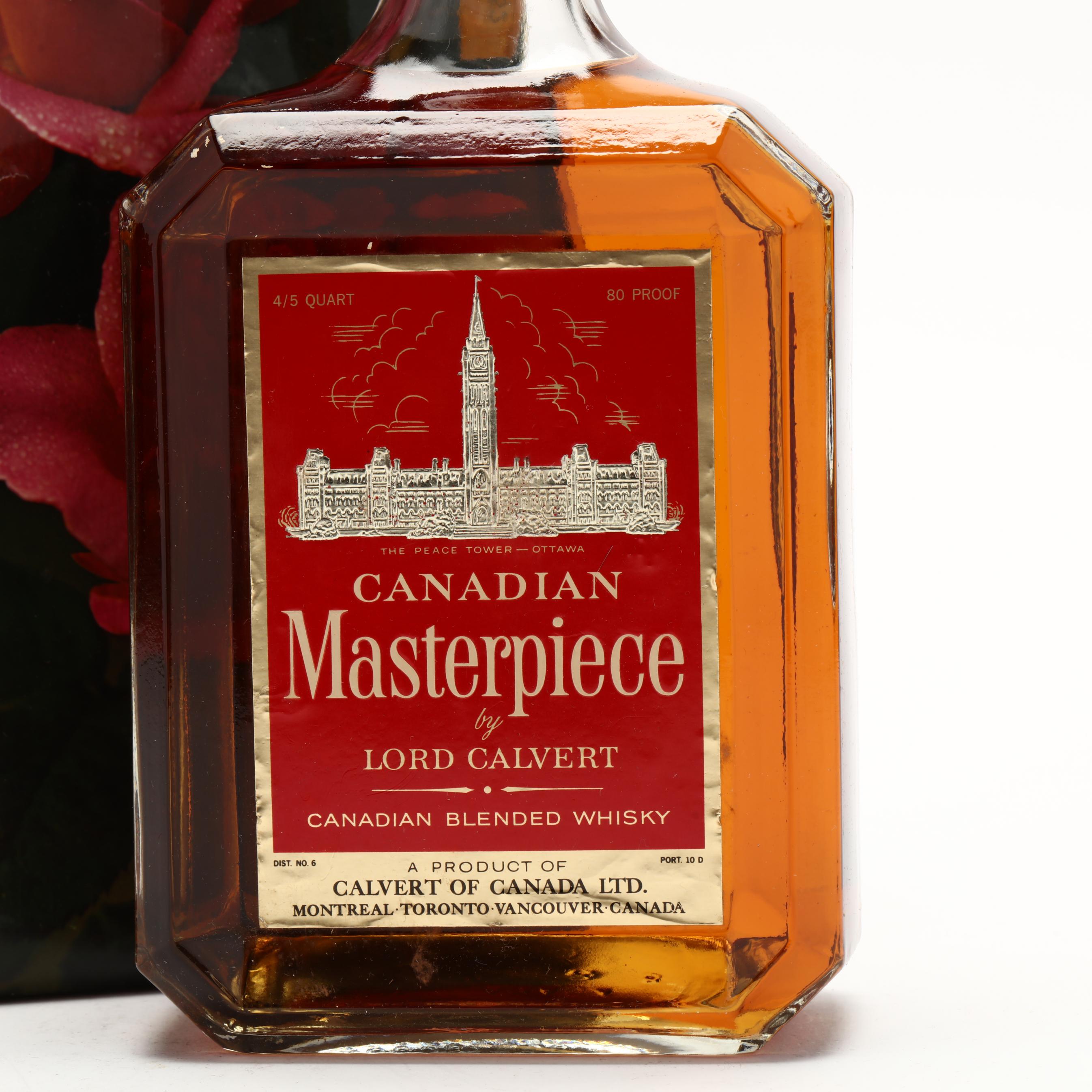 Lord Calvert Masterpiece Canadian Whisky