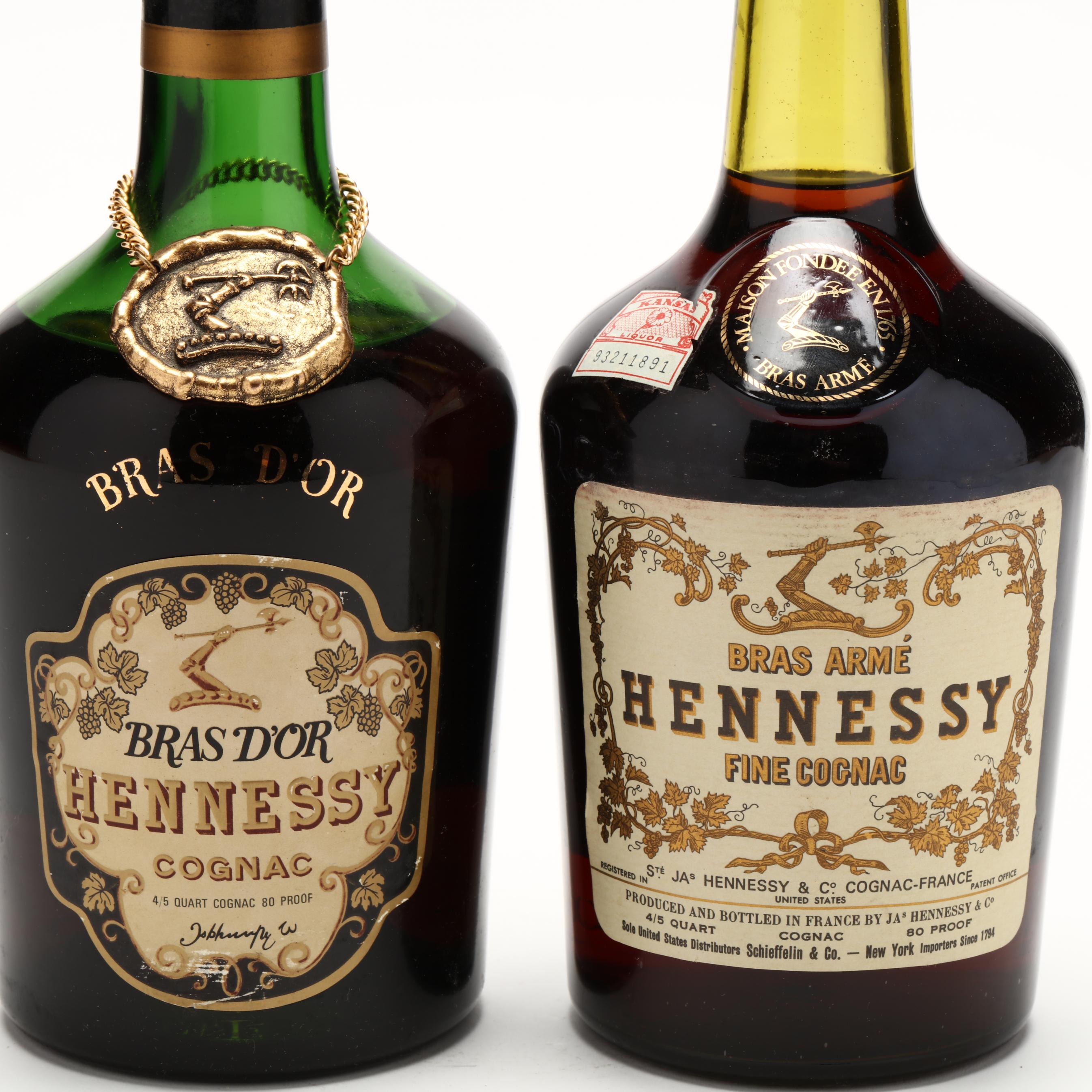 Irish Whiskey Auctions  Hennessy Bras Arme Cognac