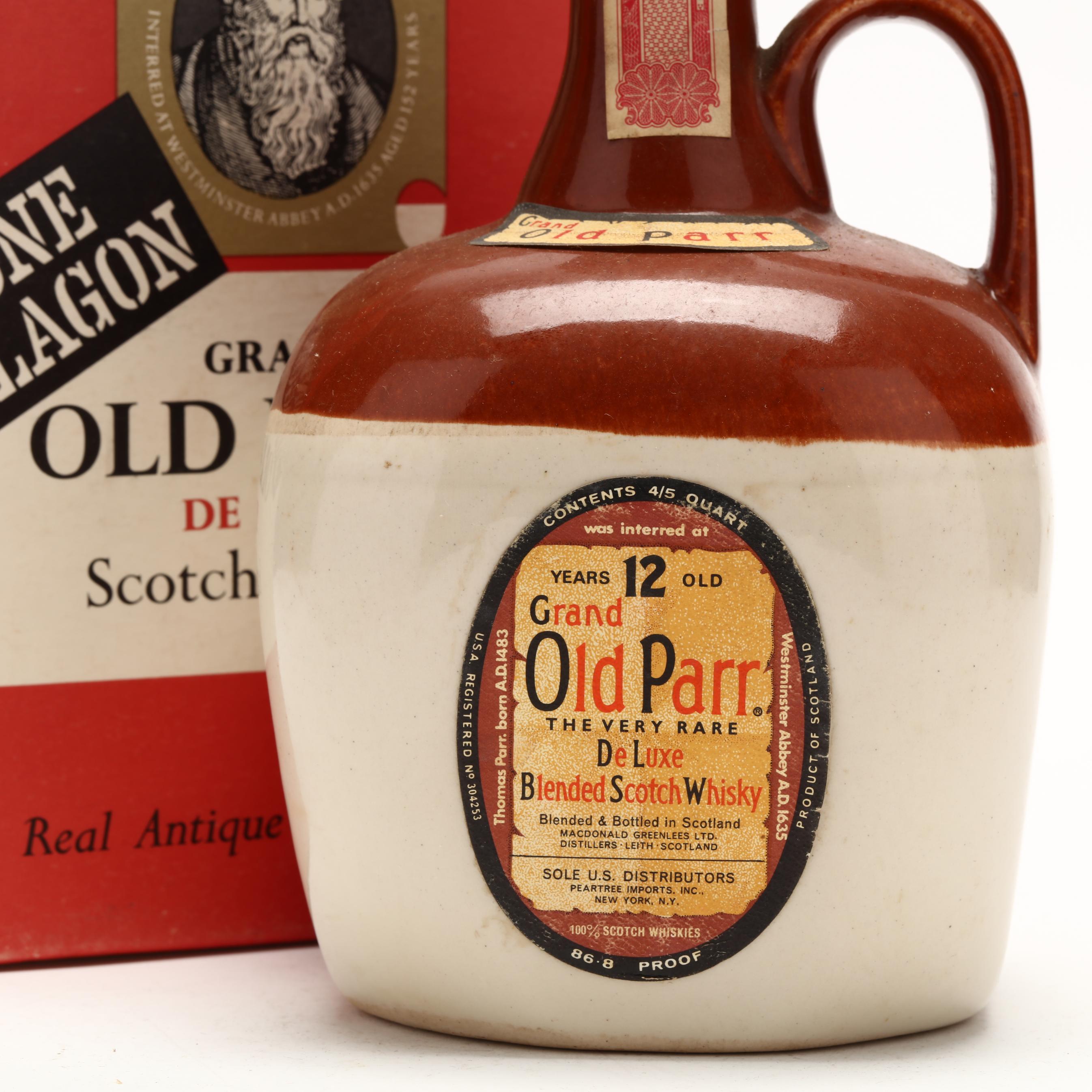 44年物【古酒】44年物 GRAND Old Parr De Luxe Satch W - ウイスキー