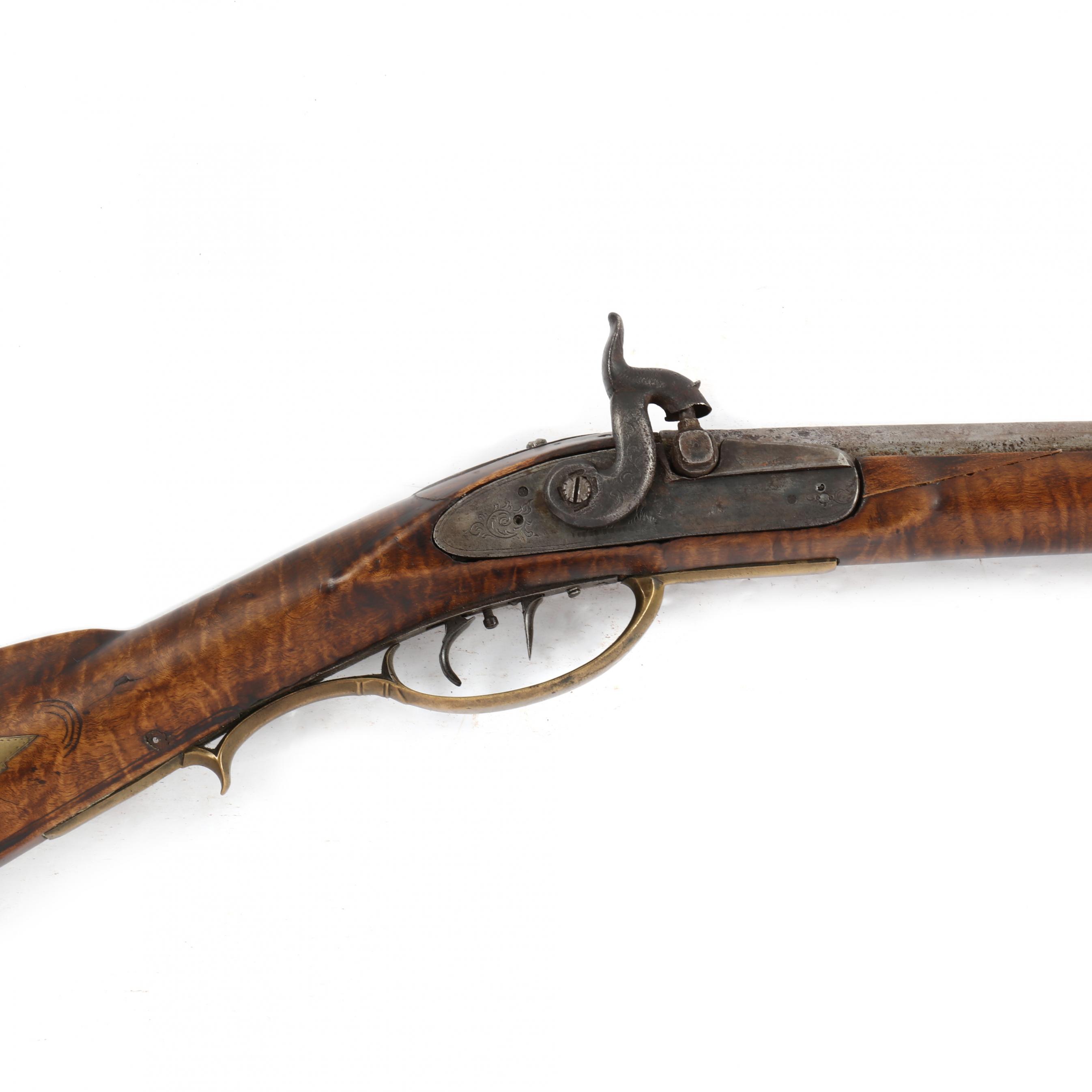 Important Spitzer Family (VA), Percussion Long Rifle (Lot 2296 - Summer  Sporting Art AuctionJun 1, 2023, 10:00am)