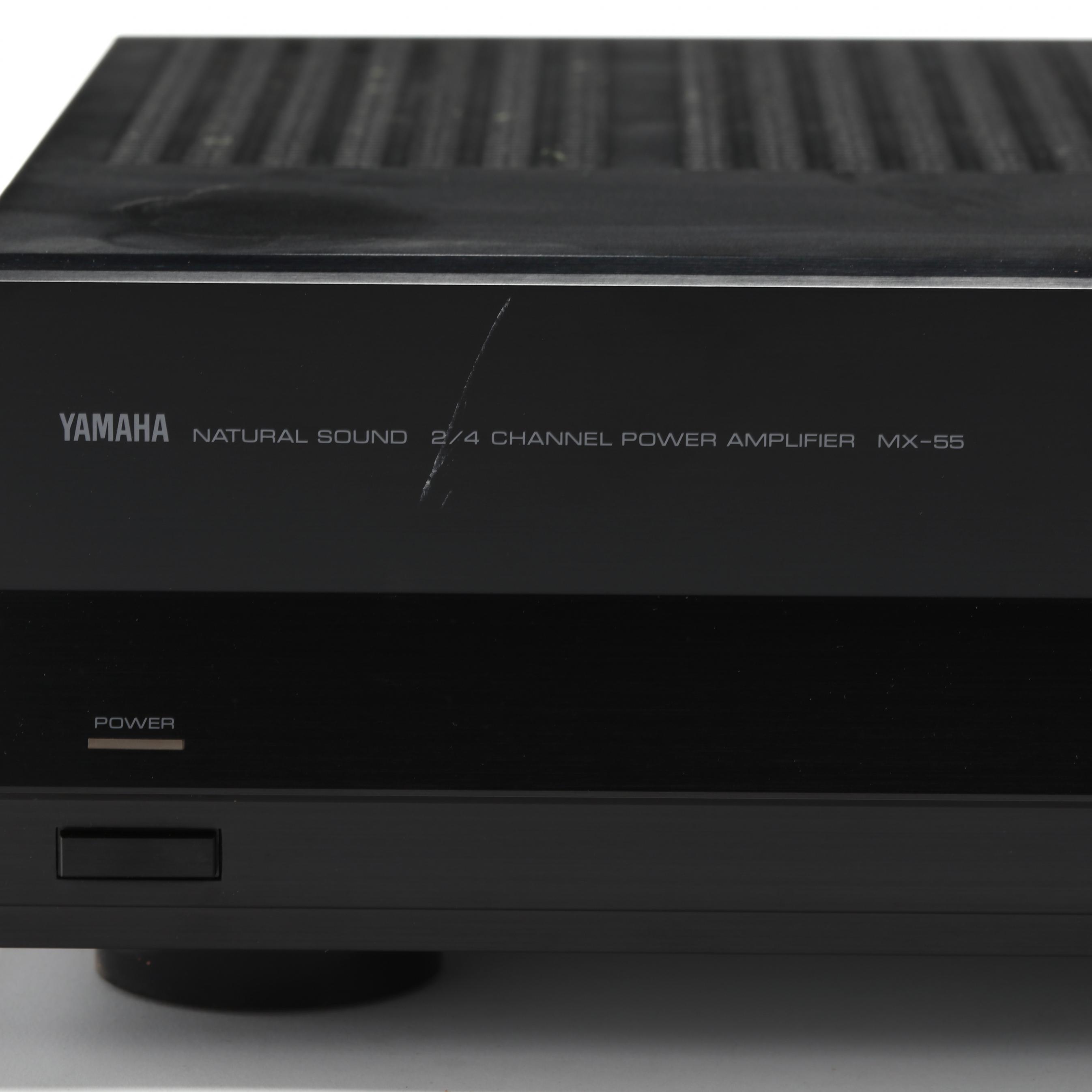 Yamaha MX-55 Natural Sound 2/4 Channel Amplifier (Lot 1363 - Summer Modern  & Contemporary AuctionJul 27, 2023, 9:00am)