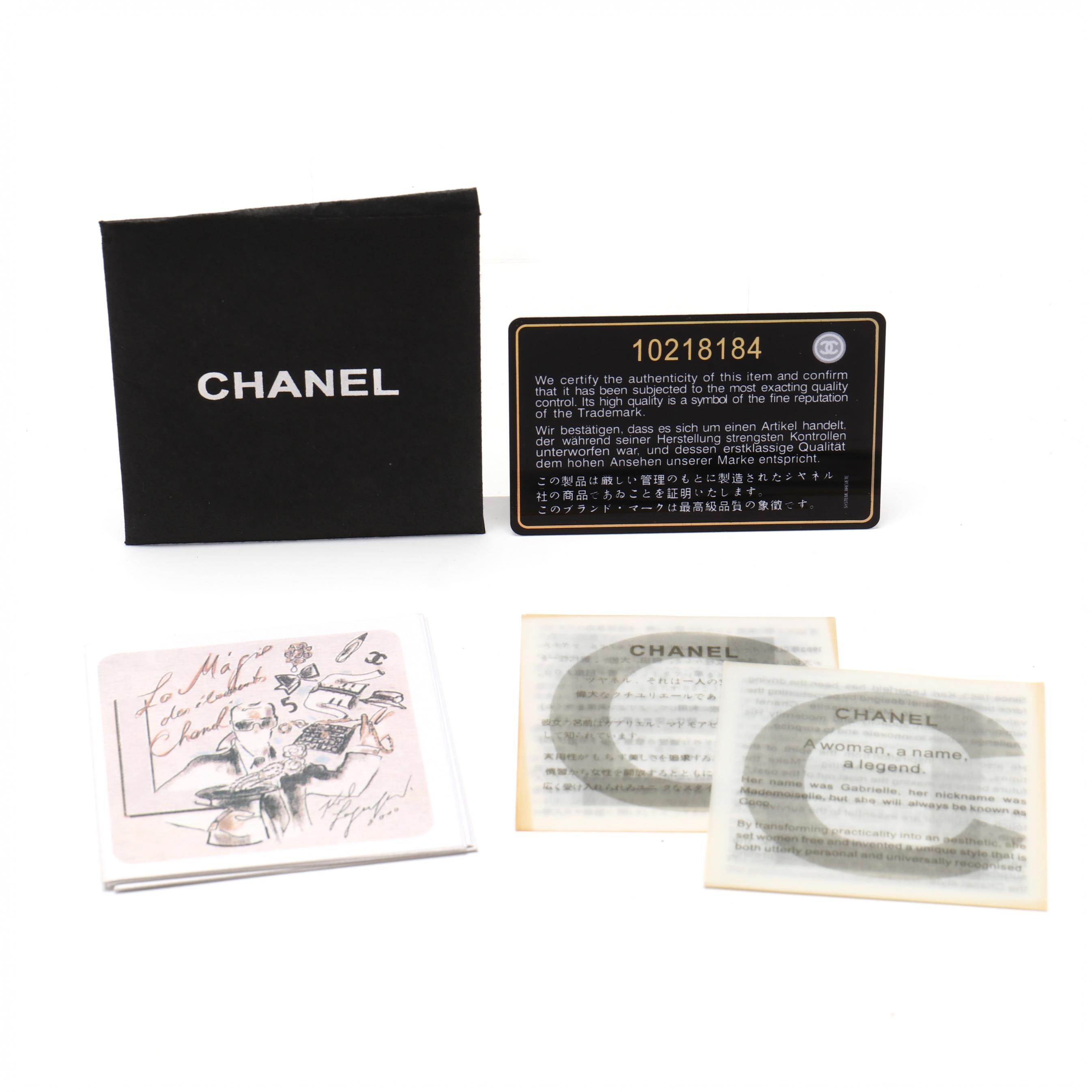 Chanel Thank You Card