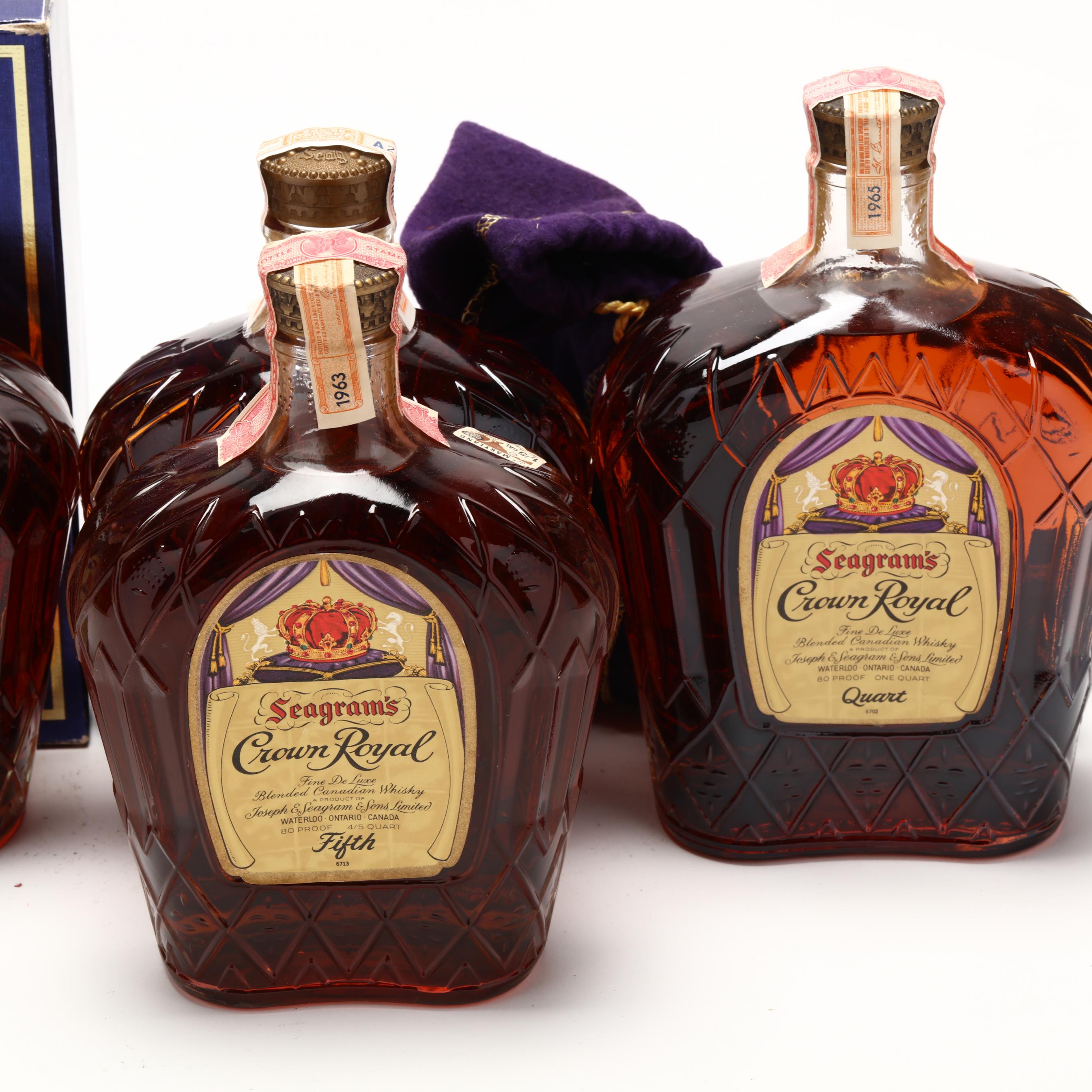 BUY] Crown Royal Fine De Luxe 1965 Canadian Whisky at