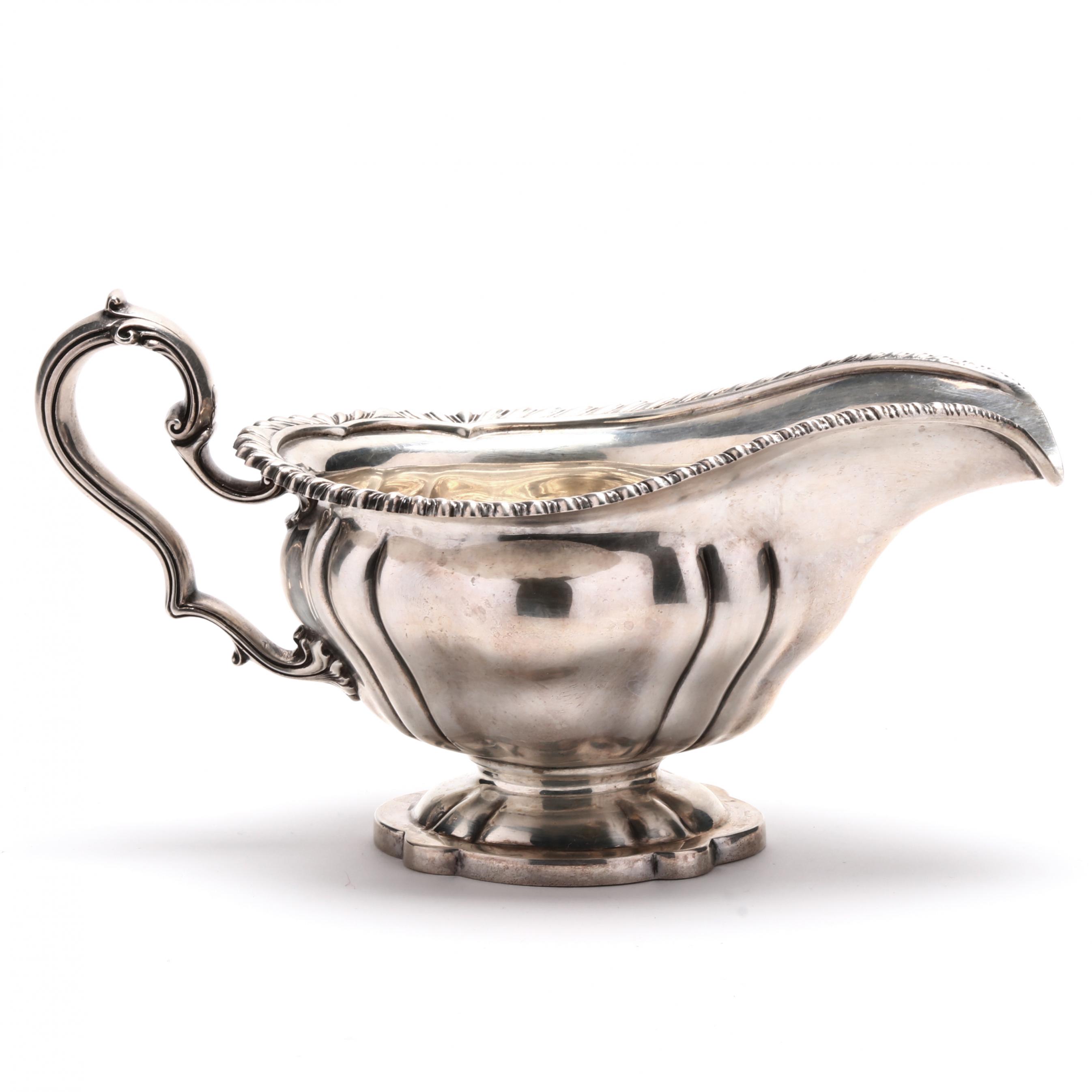 Estate Sterling Silver Gravy Sauce Boat