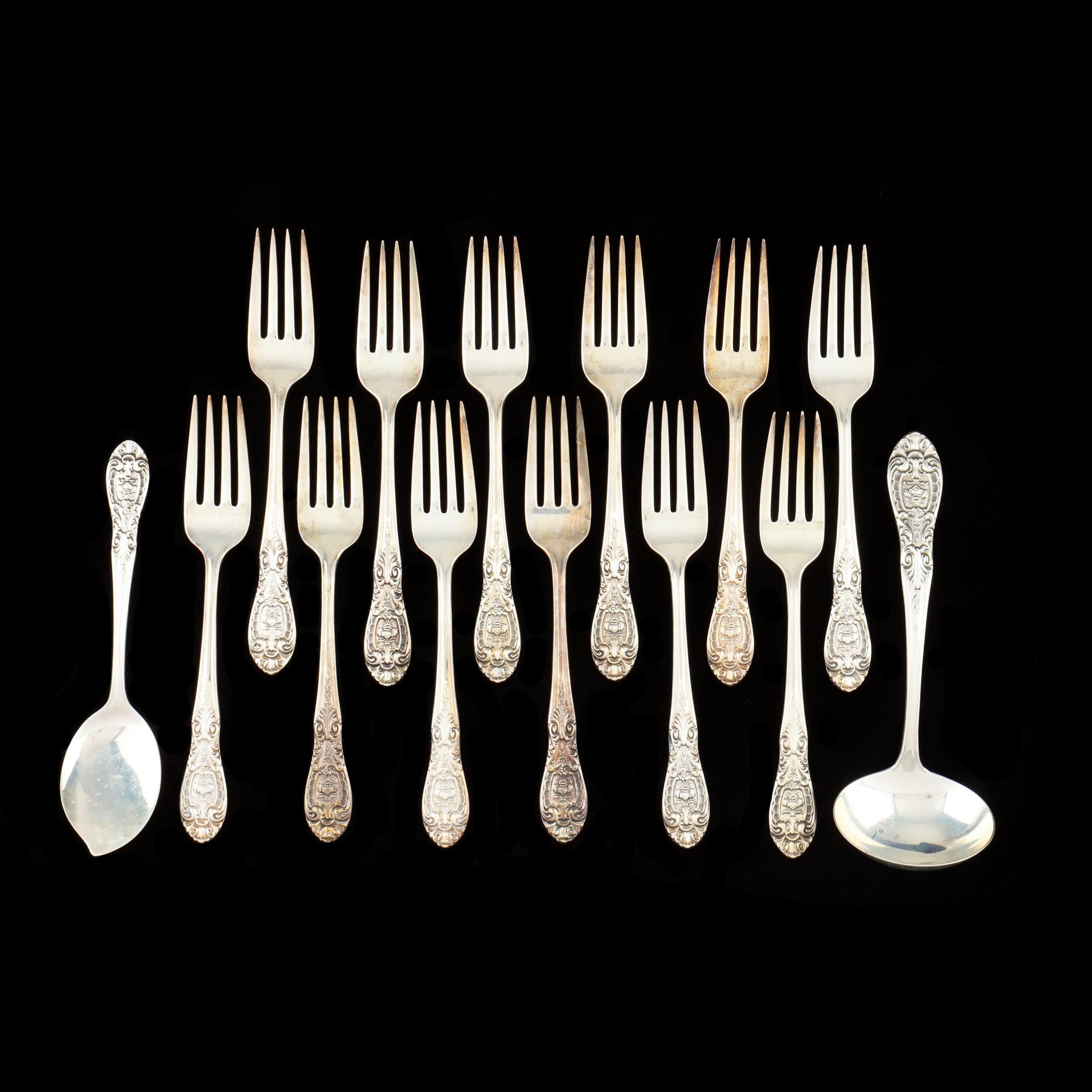 Easterling sterling clearance silver flatware value