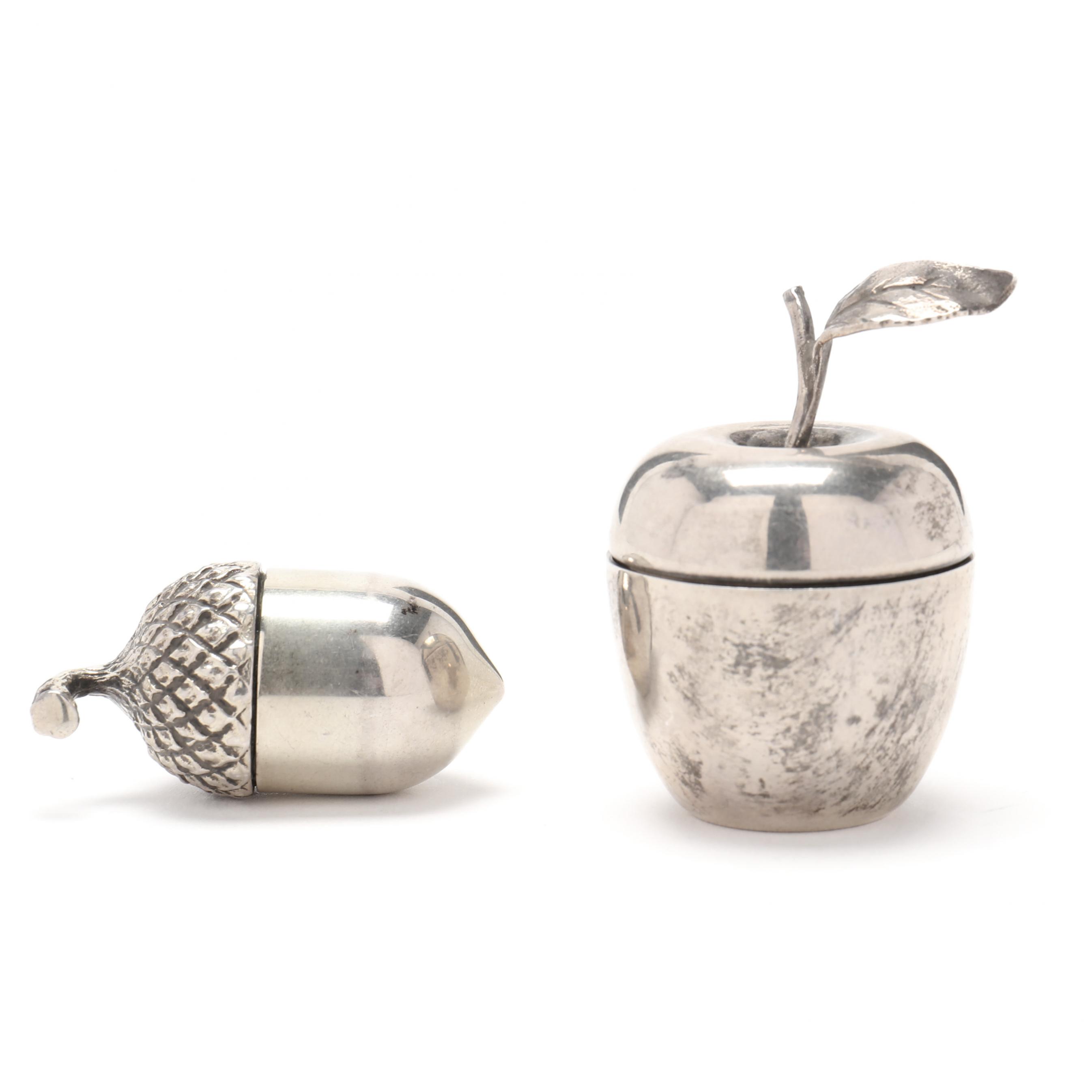 Tiffany & co discount sterling silver acorn box