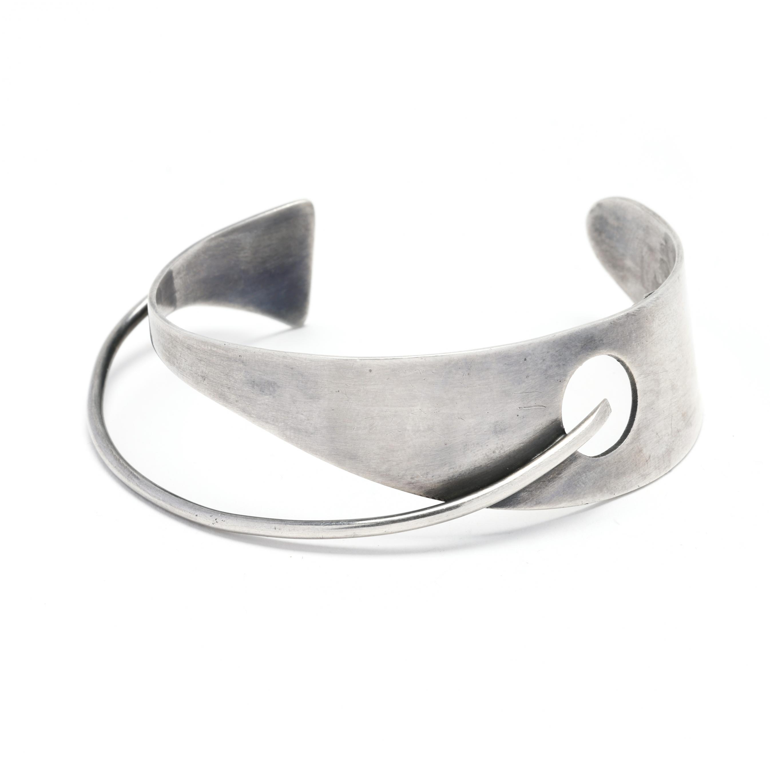 Leland Blue Criss Cross Sterling Silver Cuff cheapest Bracelet