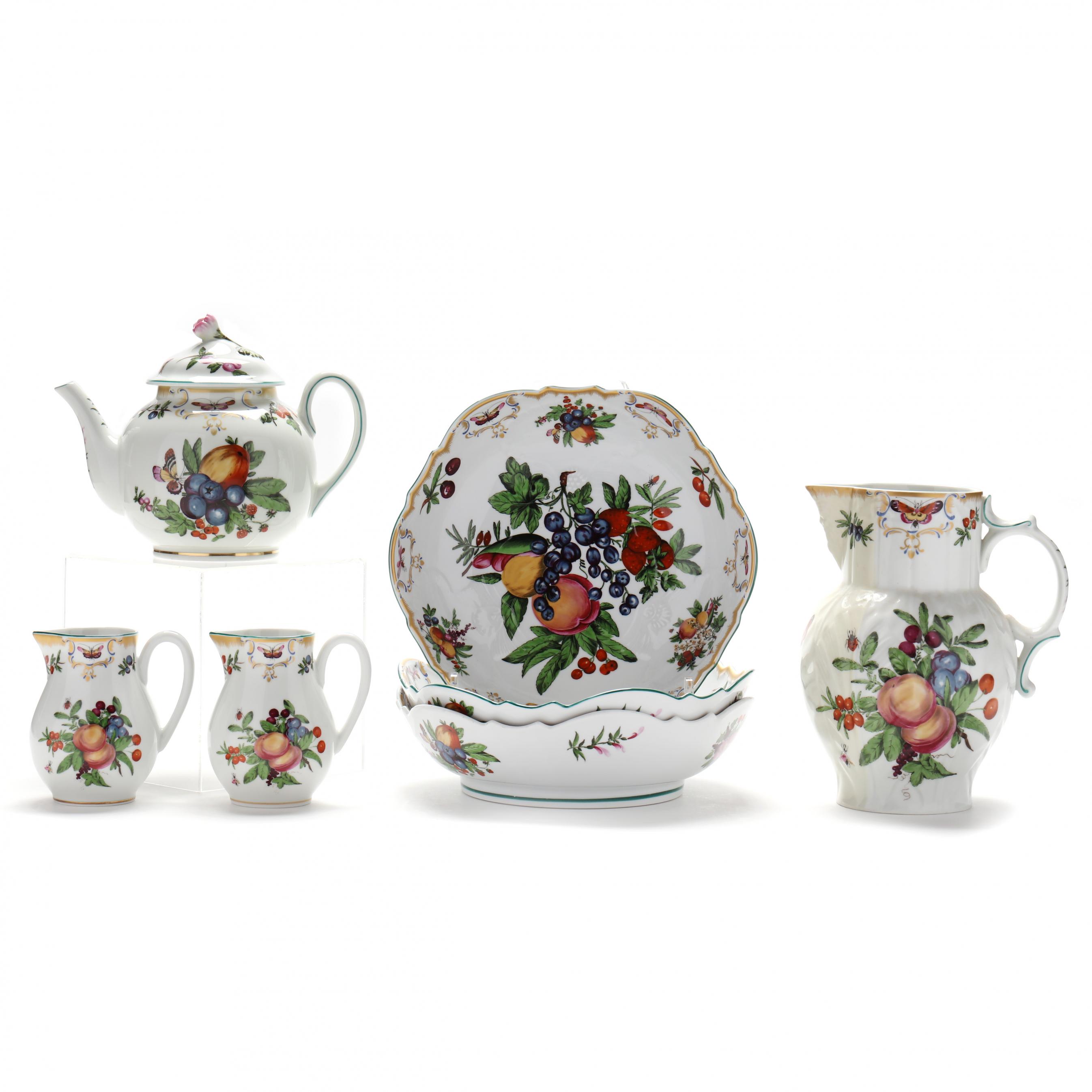 Selection of Mottahedeh Duke of Gloucester Tableware Lot 3210 May Estate Auction Day 1May 16 2024 10 00am