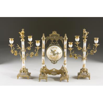 chinoiserie-mounted-mantel-set-19th-c